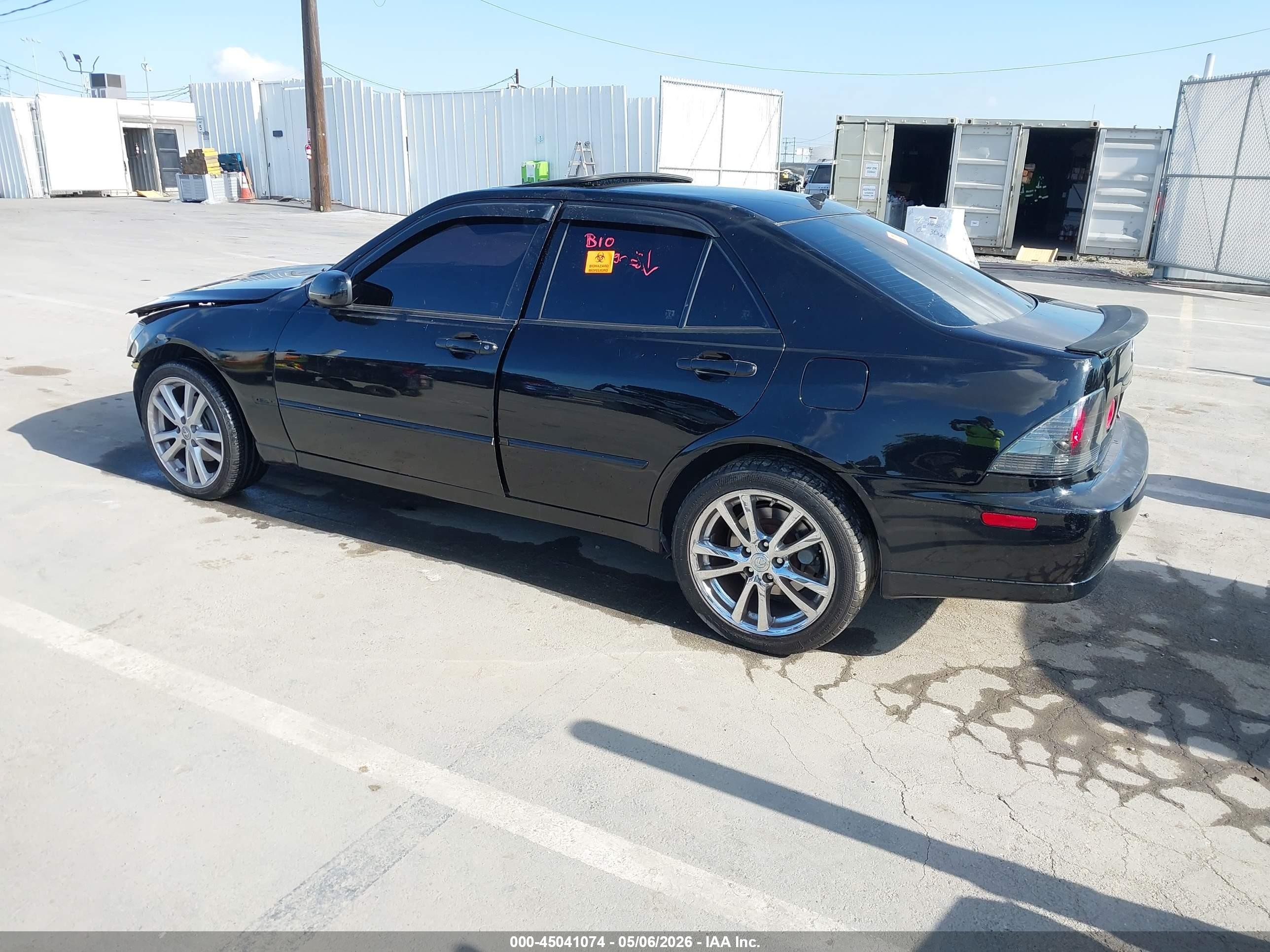 2003 Lexus Is 300   Black vin: JTHBD192830067570