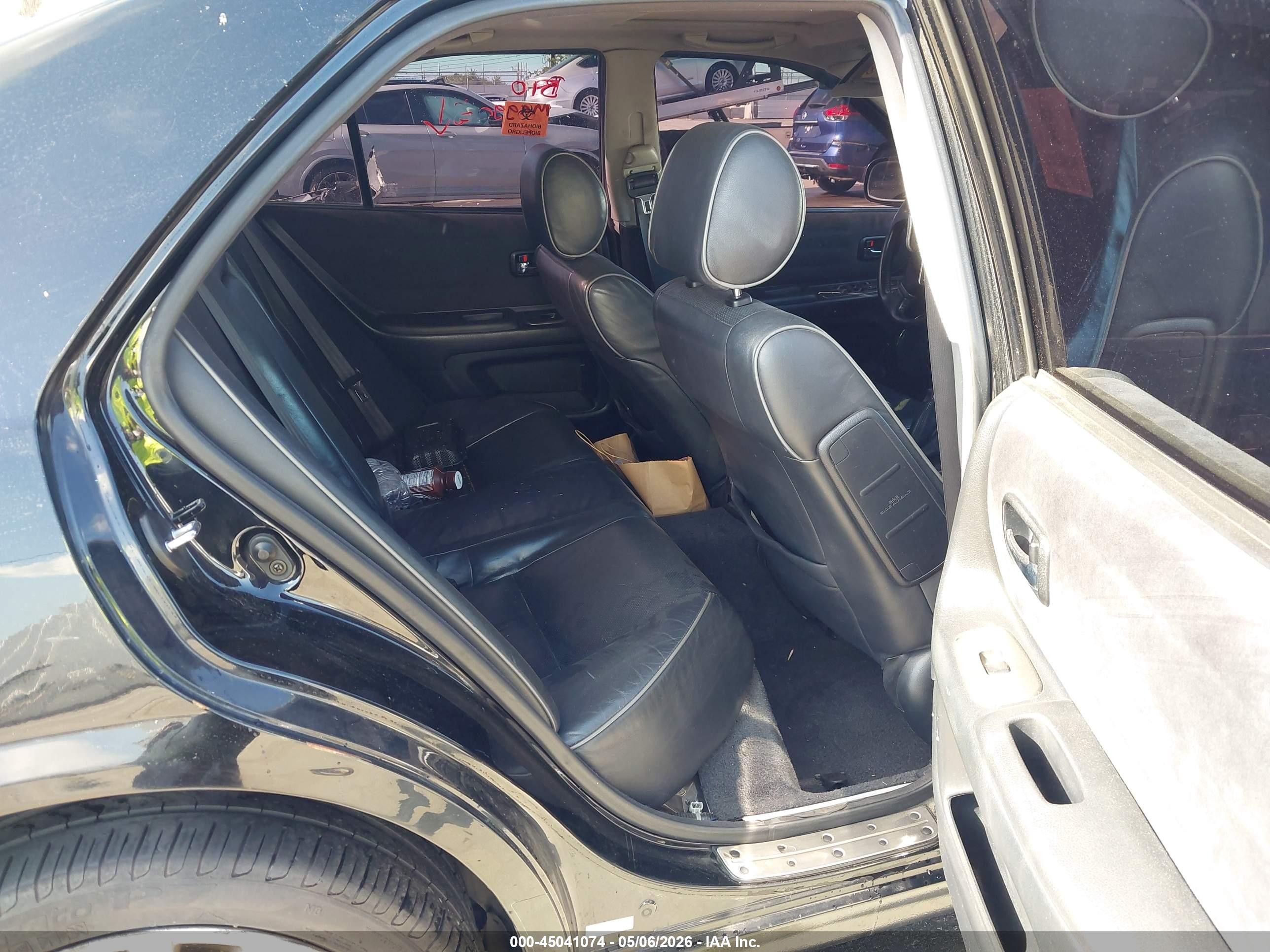 2003 Lexus Is 300   Black vin: JTHBD192830067570