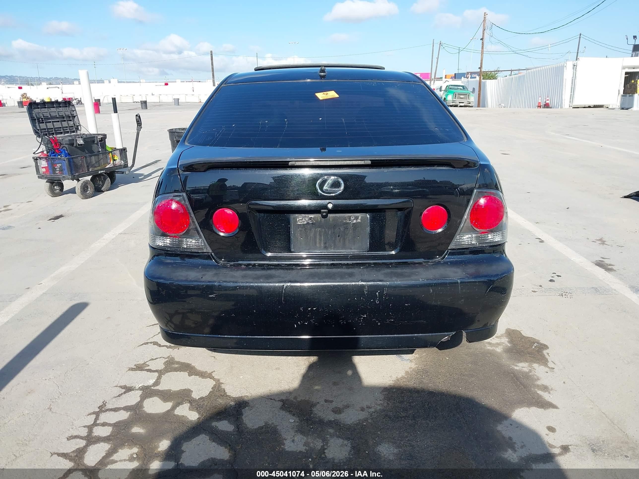 2003 Lexus Is 300   Black vin: JTHBD192830067570