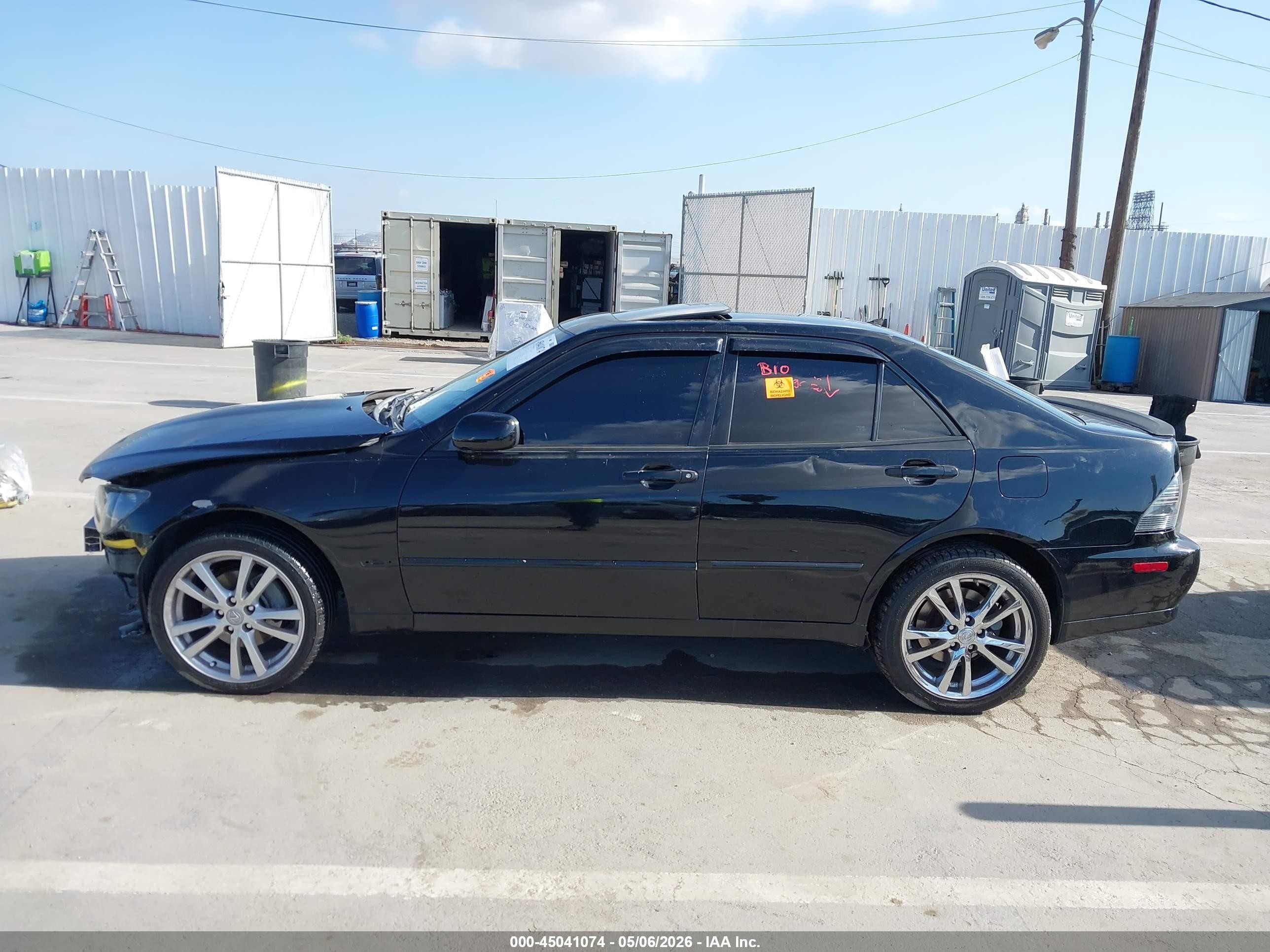 2003 Lexus Is 300   Black vin: JTHBD192830067570