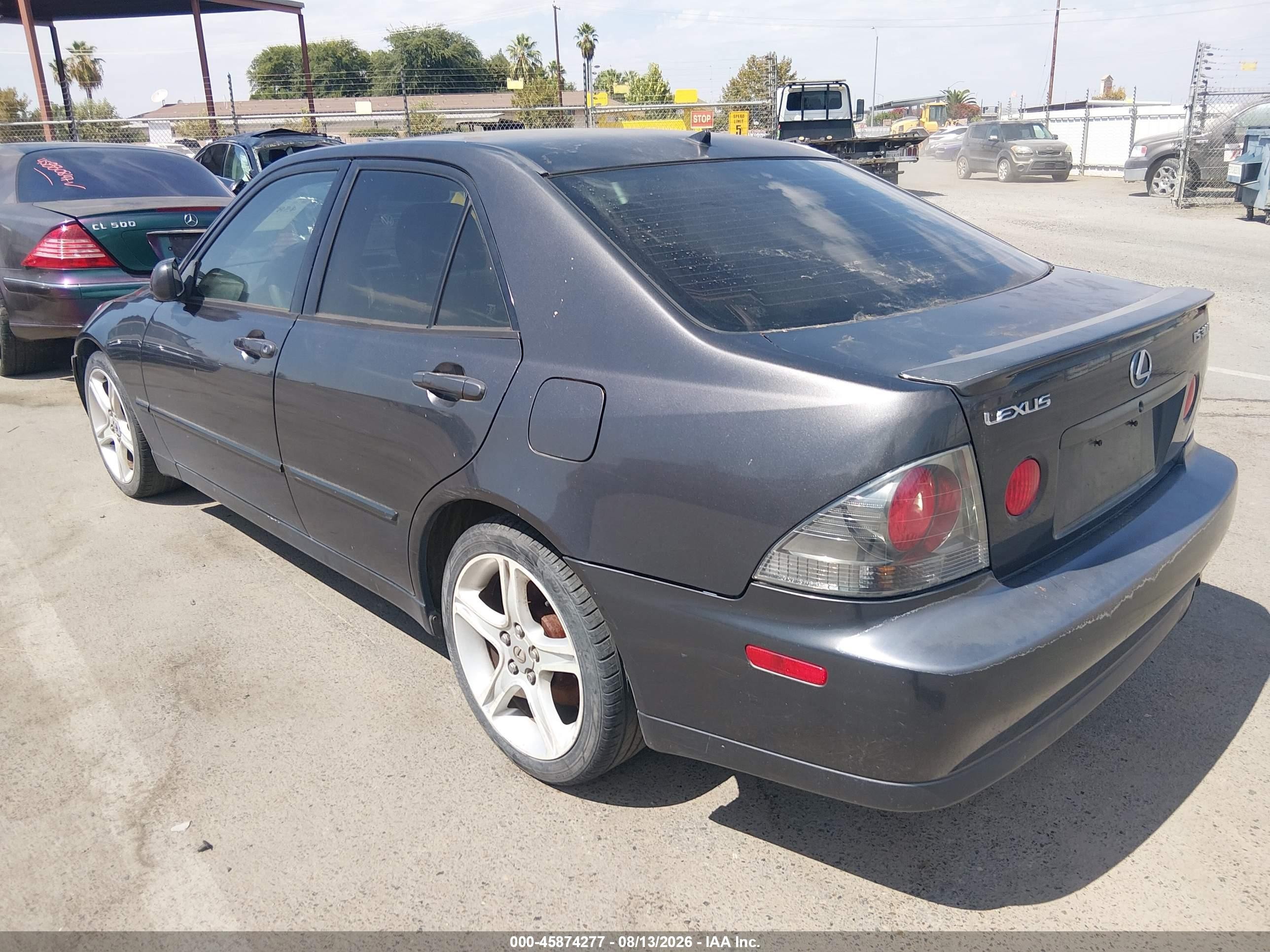 2003 Lexus Is 300   Серый vin: JTHBD192830080951