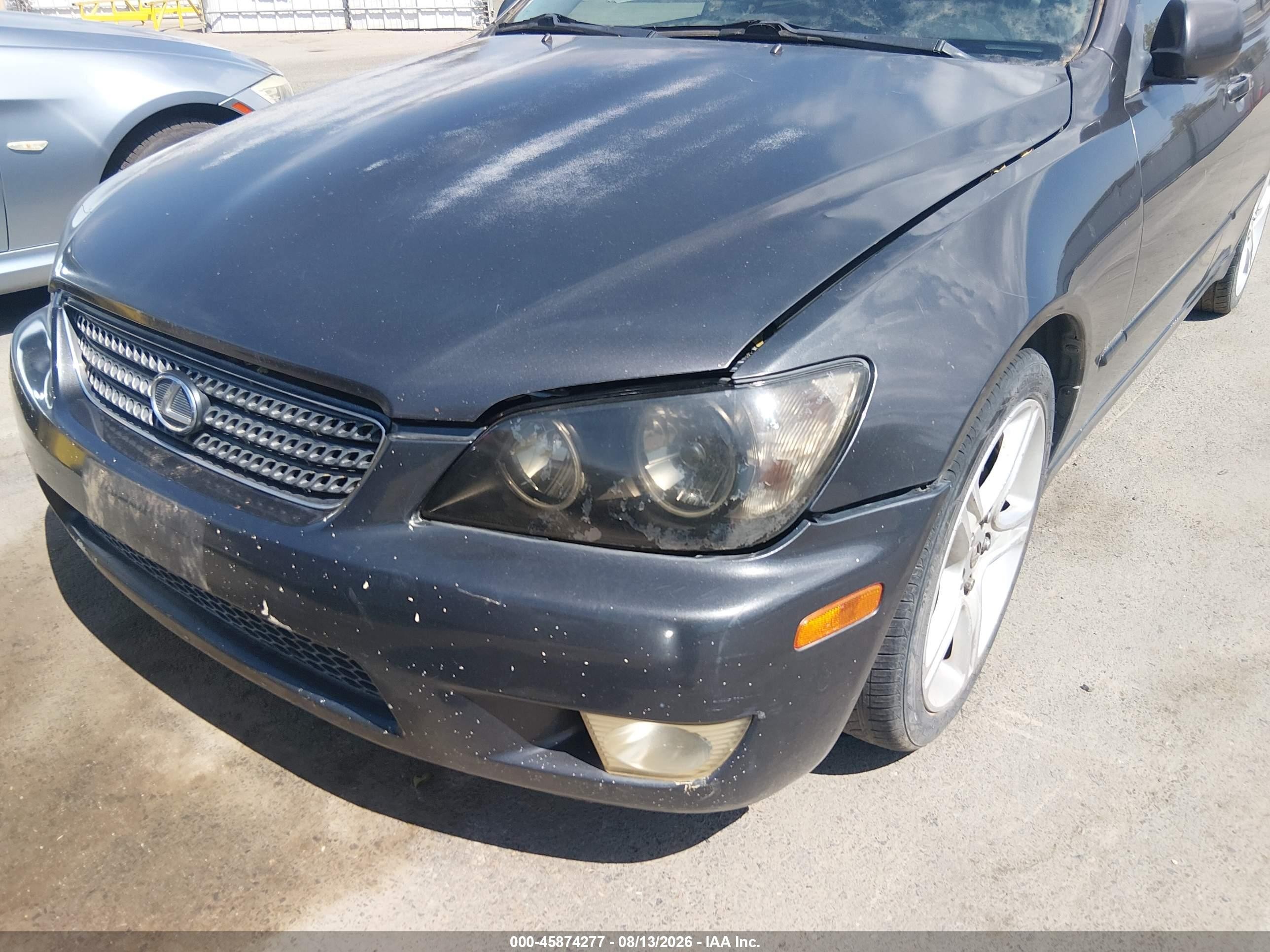 2003 Lexus Is 300   Серый vin: JTHBD192830080951