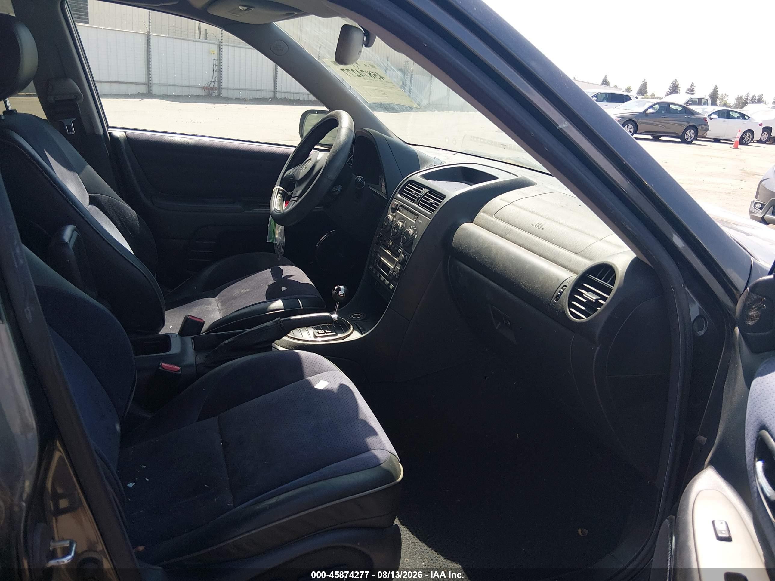 2003 Lexus Is 300   Серый vin: JTHBD192830080951