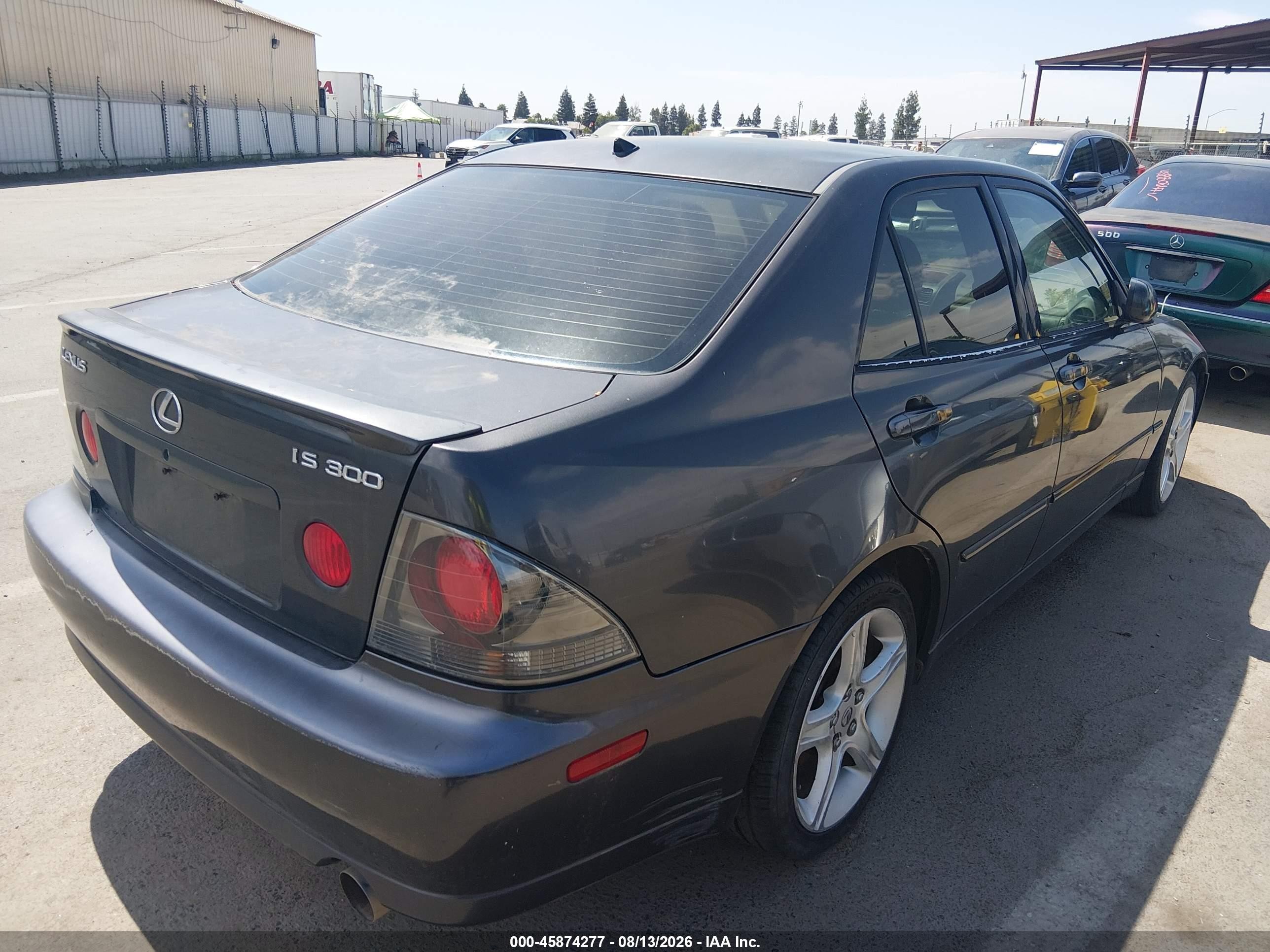 2003 Lexus Is 300   Серый vin: JTHBD192830080951
