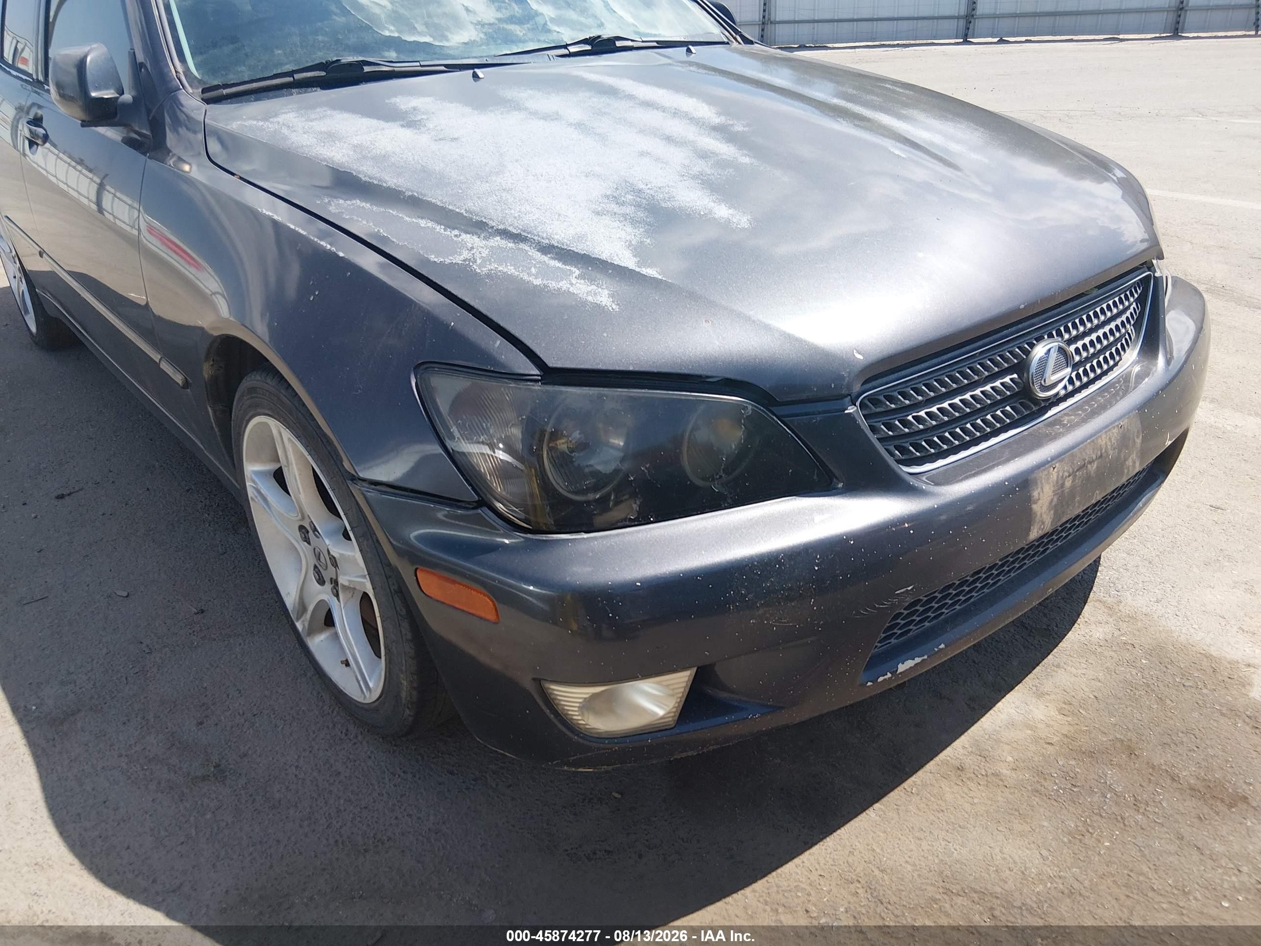 2003 Lexus Is 300   Серый vin: JTHBD192830080951