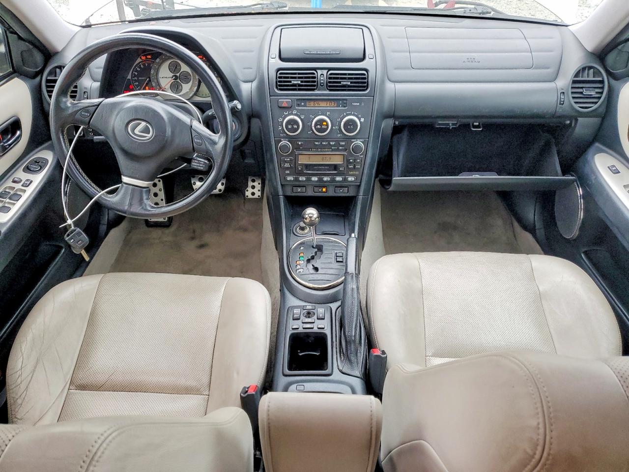 2004 Lexus Is 300 Cream vin: JTHBD192840090882