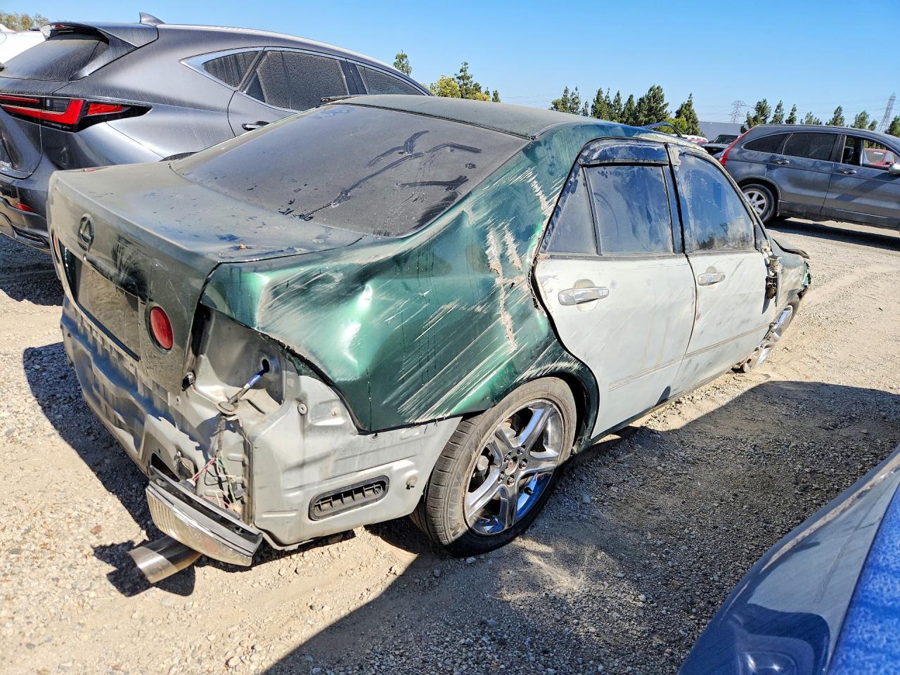2004 Lexus Is 300 Green vin: JTHBD192840094124