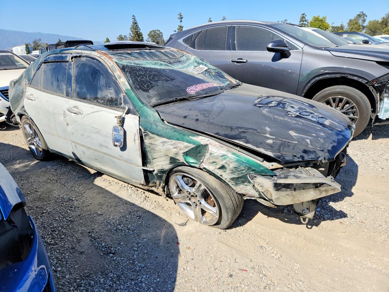 2004 Lexus Is 300 Green vin: JTHBD192840094124