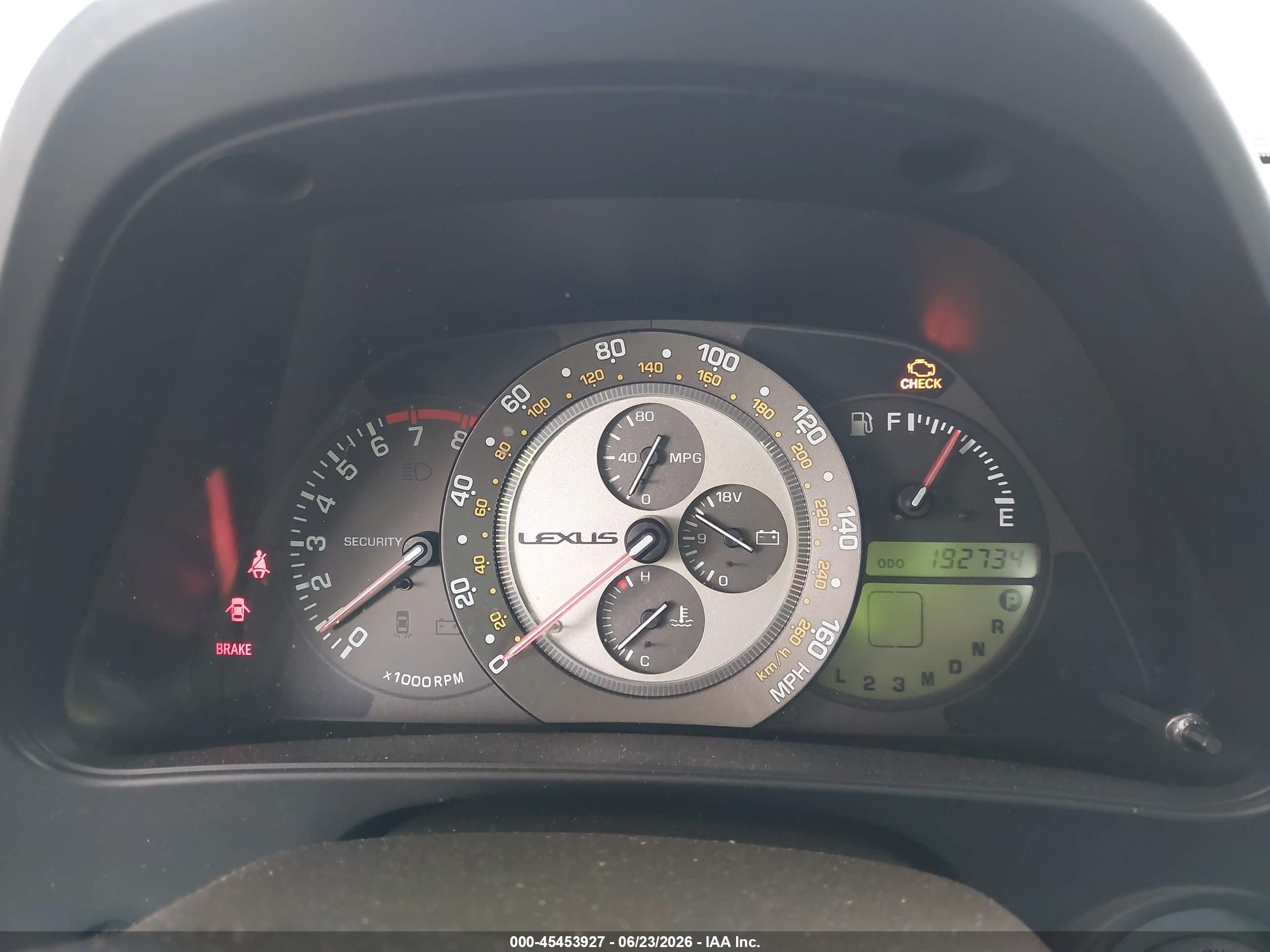 2002 Lexus Is 300   Gray vin: JTHBD192920060450