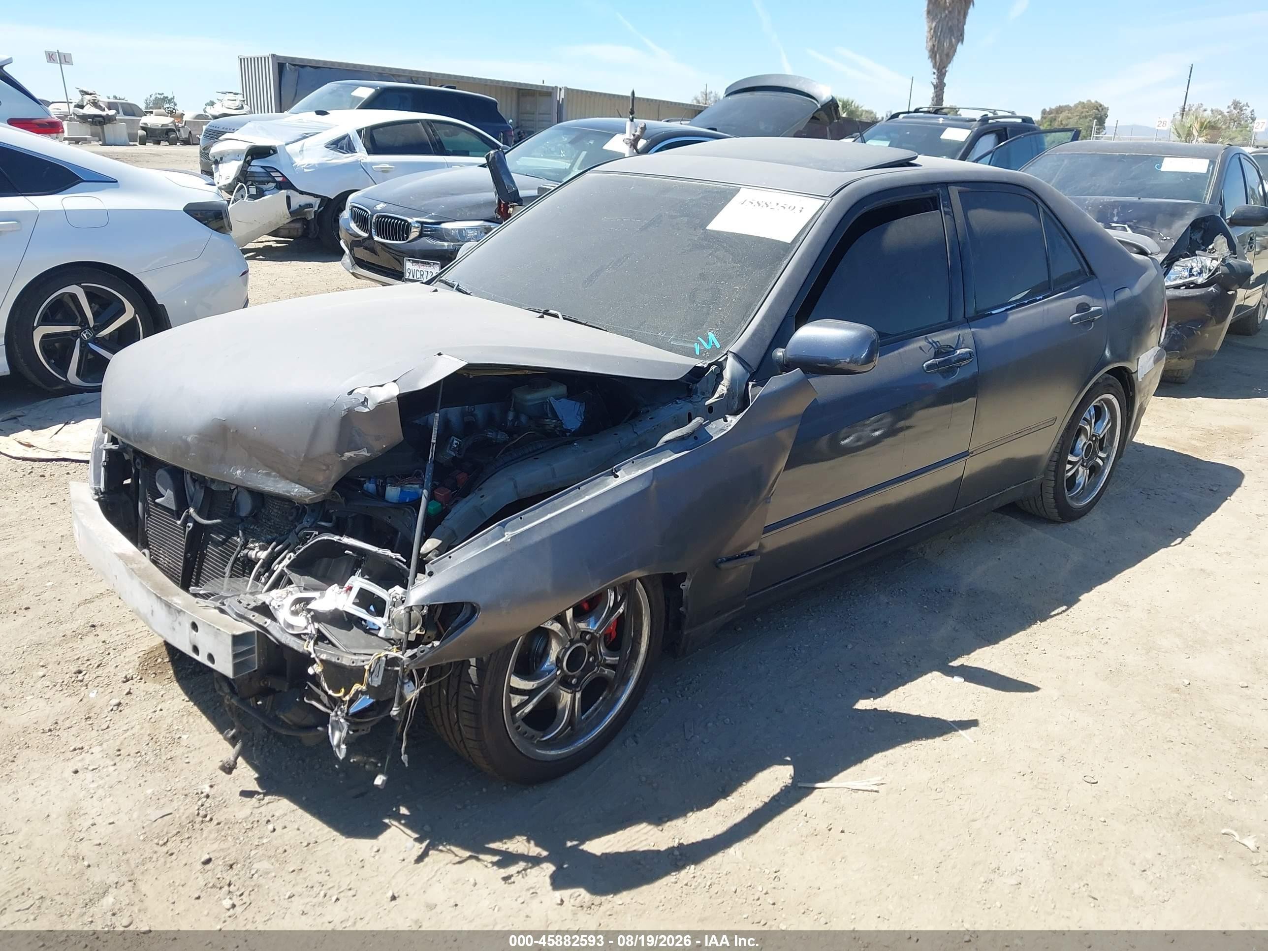 2002 Lexus Is 300   Gray vin: JTHBD192920061503