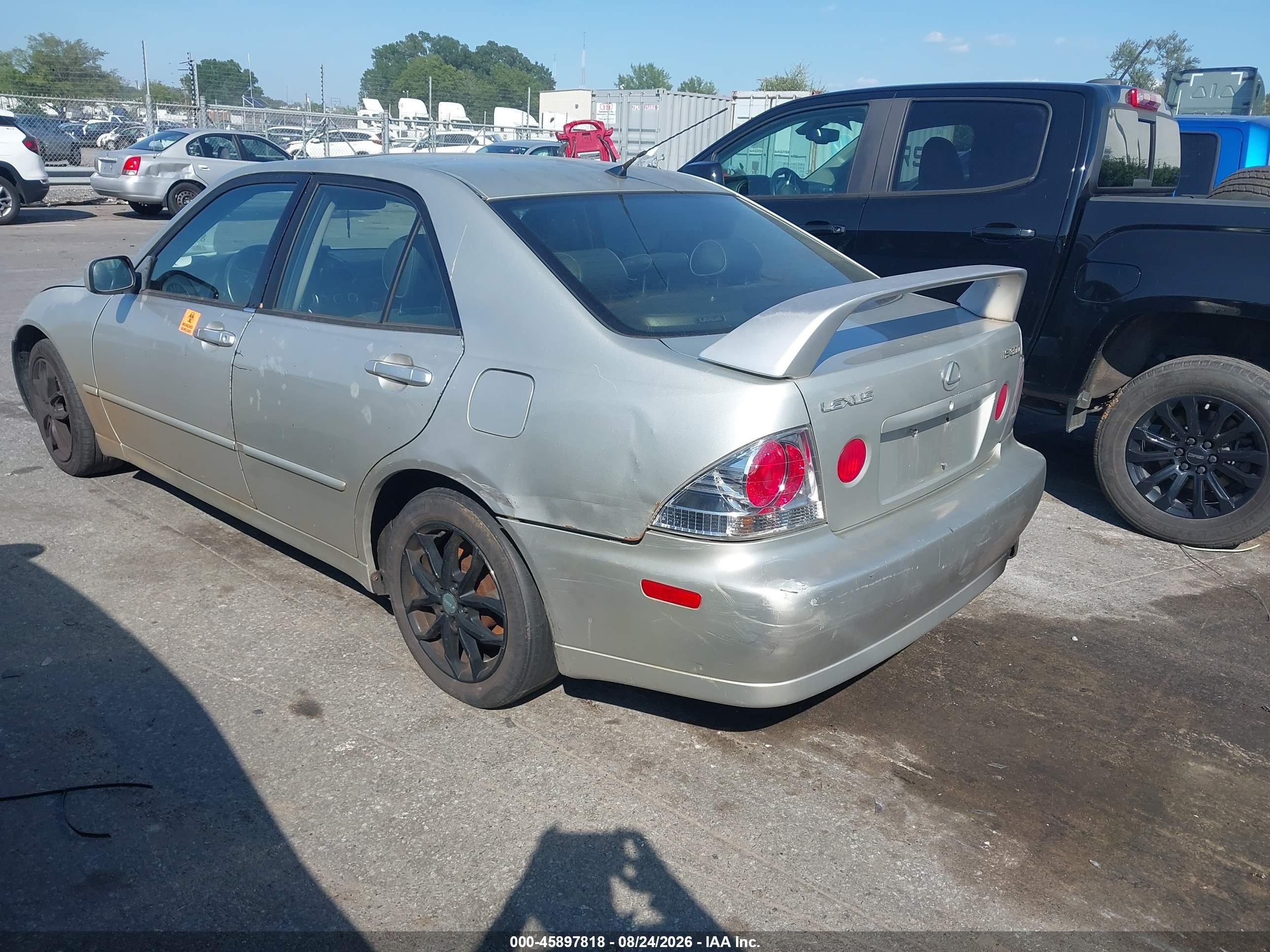 2004 Lexus Is 300   Серый vin: JTHBD192940085903