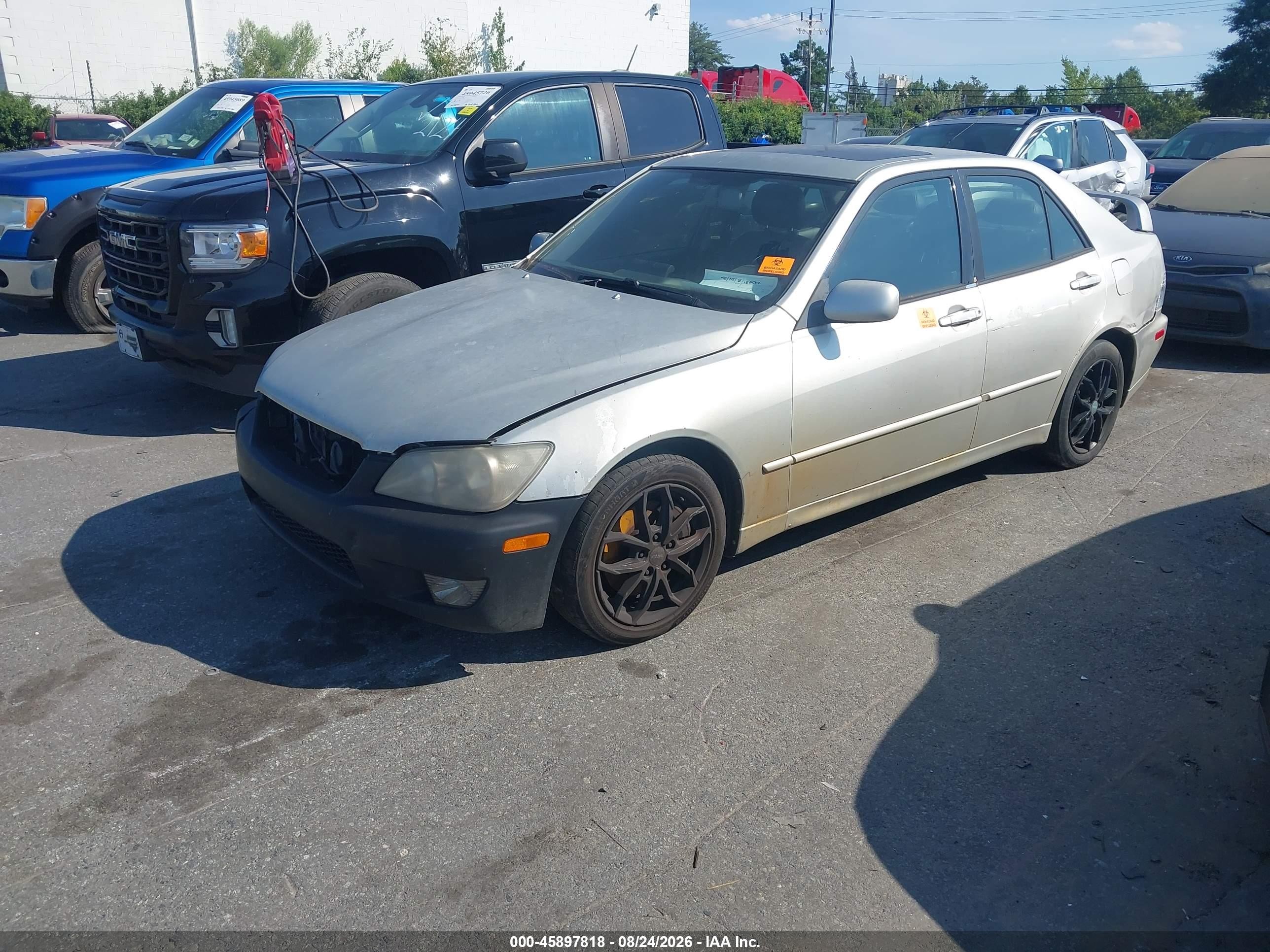 2004 Lexus Is 300   Серый vin: JTHBD192940085903
