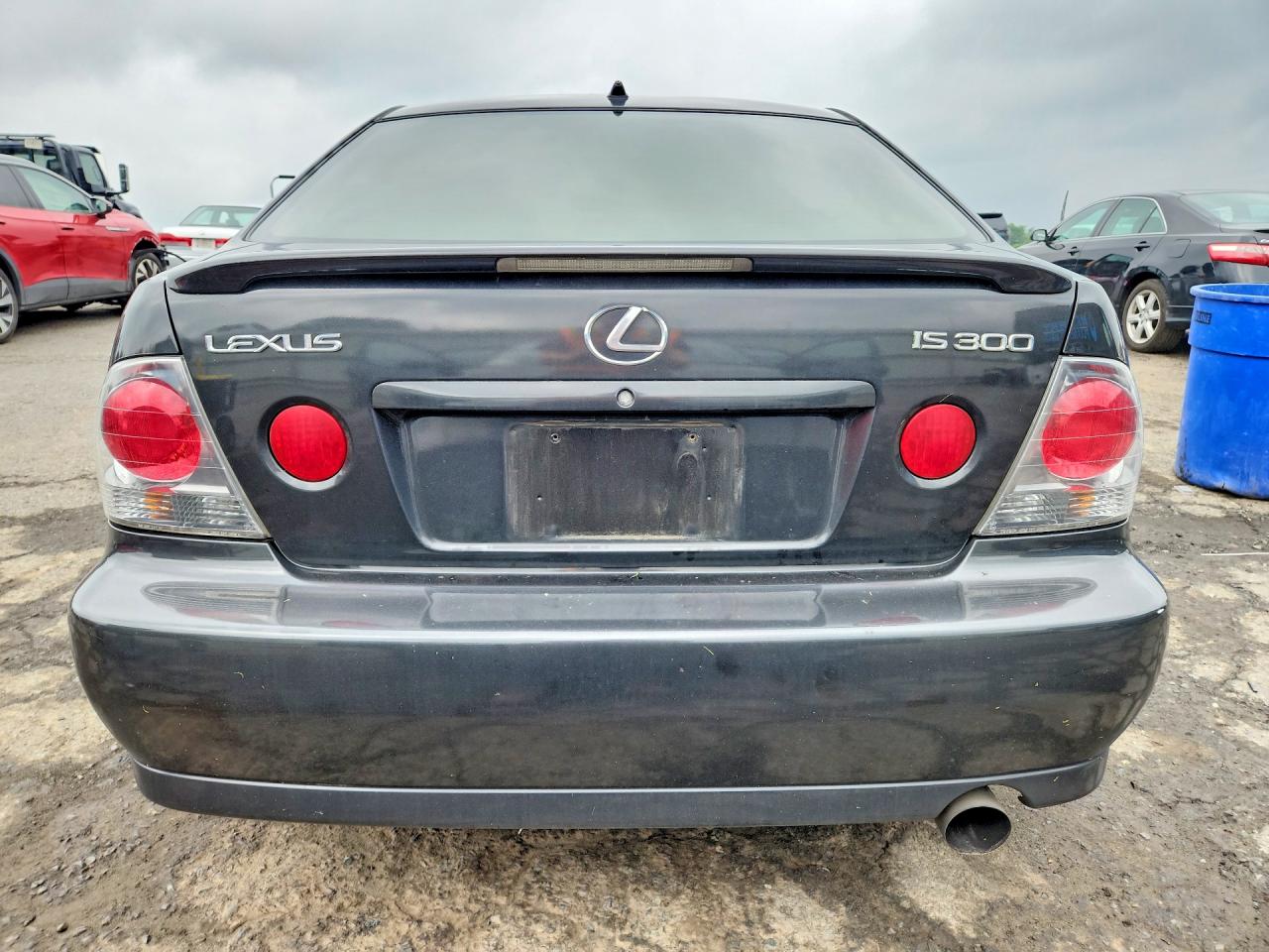 2005 Lexus Is 300 Base Gray vin: JTHBD192950094909