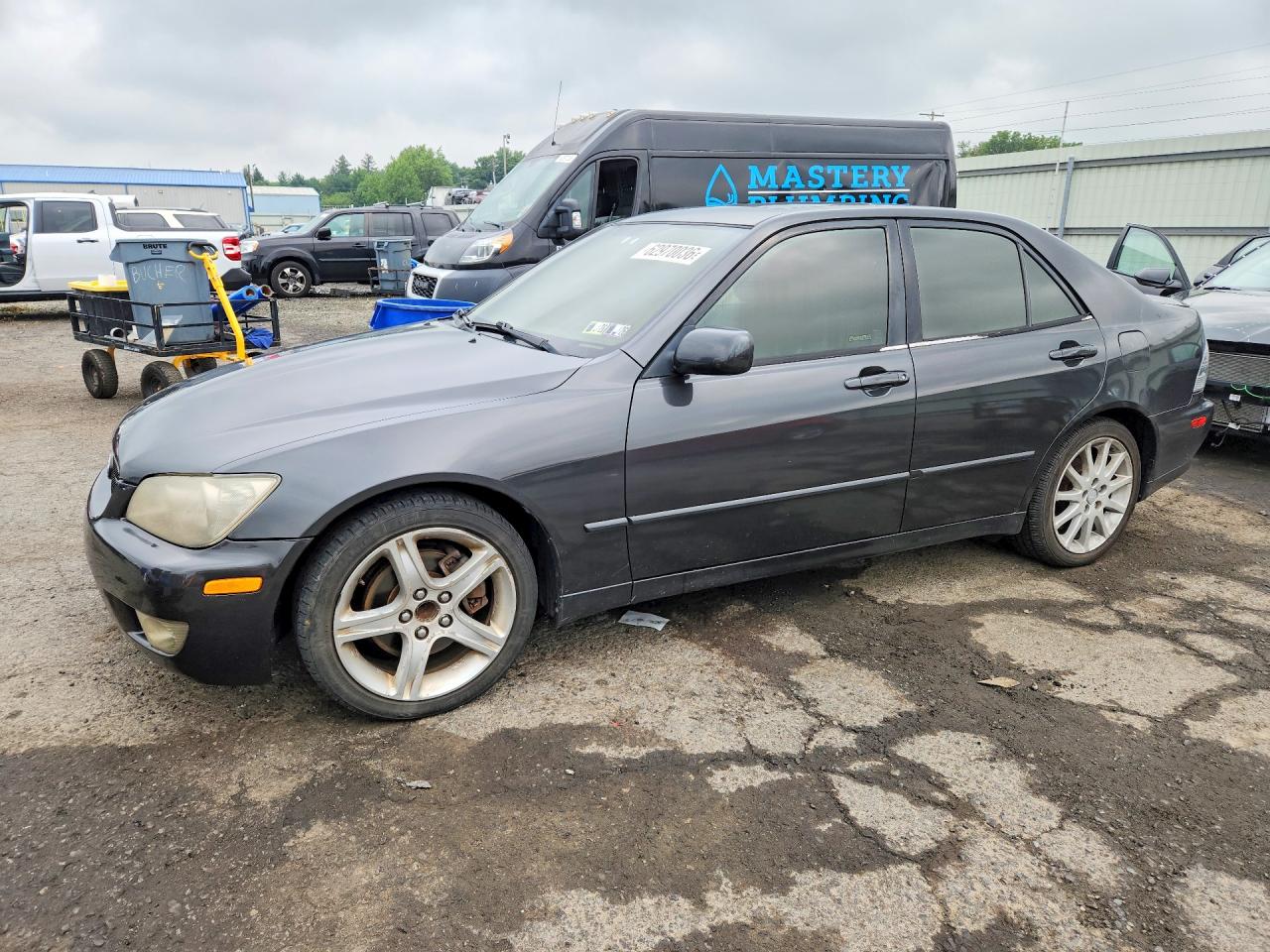 2005 Lexus Is 300 Base Gray vin: JTHBD192950094909
