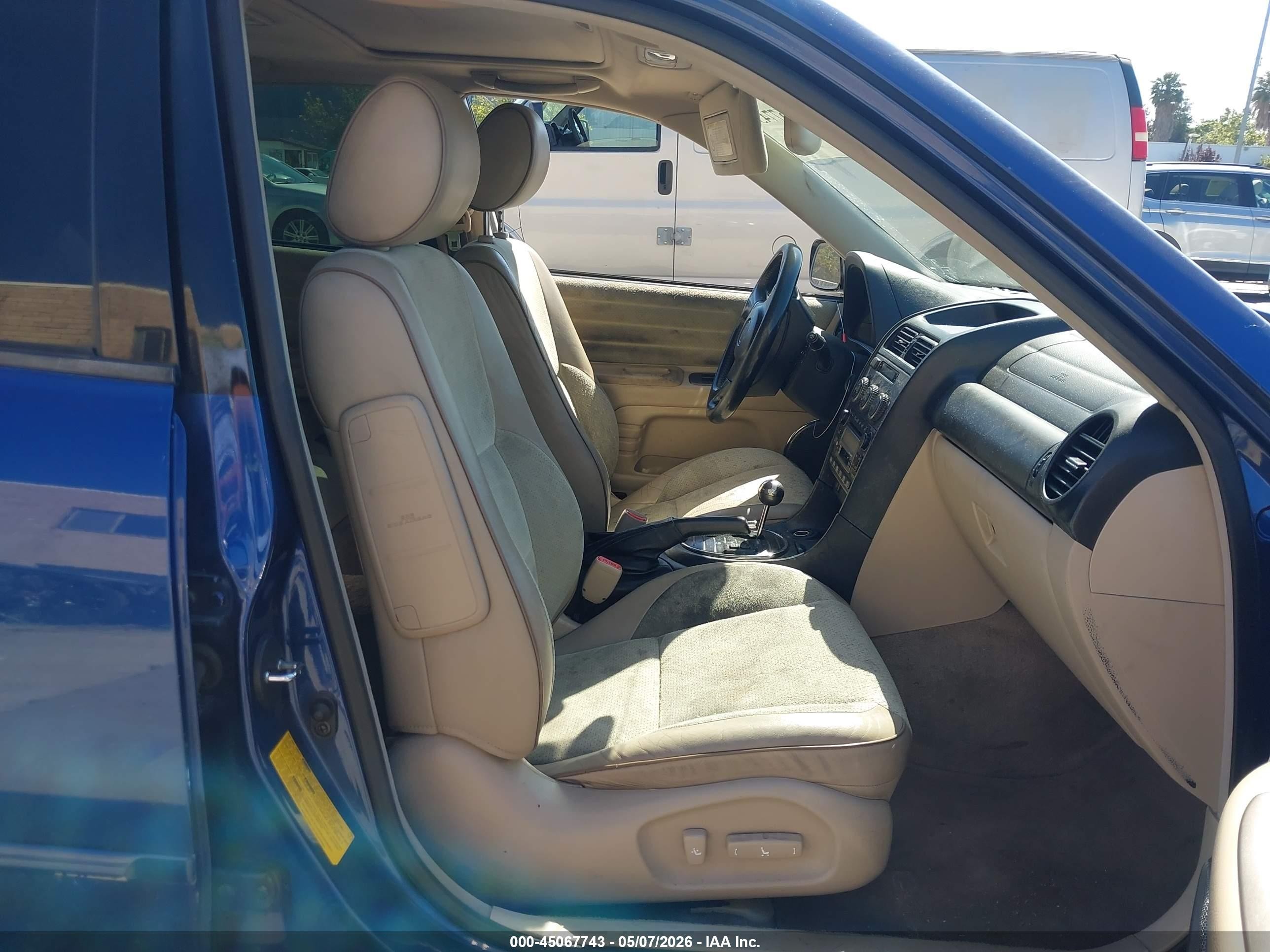 2002 Lexus Is 300   Blue vin: JTHBD192X20054415