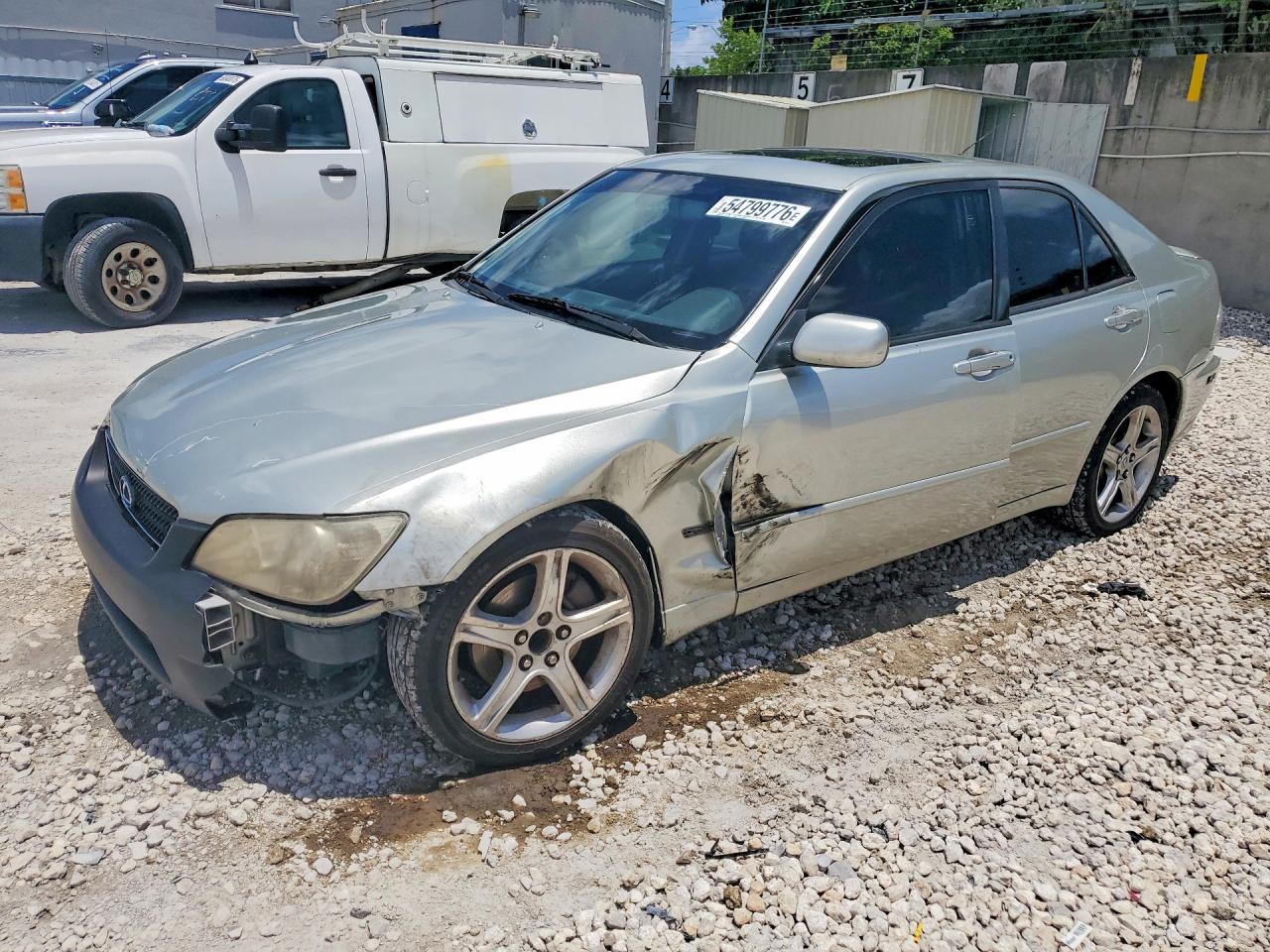 2003 Lexus Is 300 Silver vin: JTHBD192X30077677