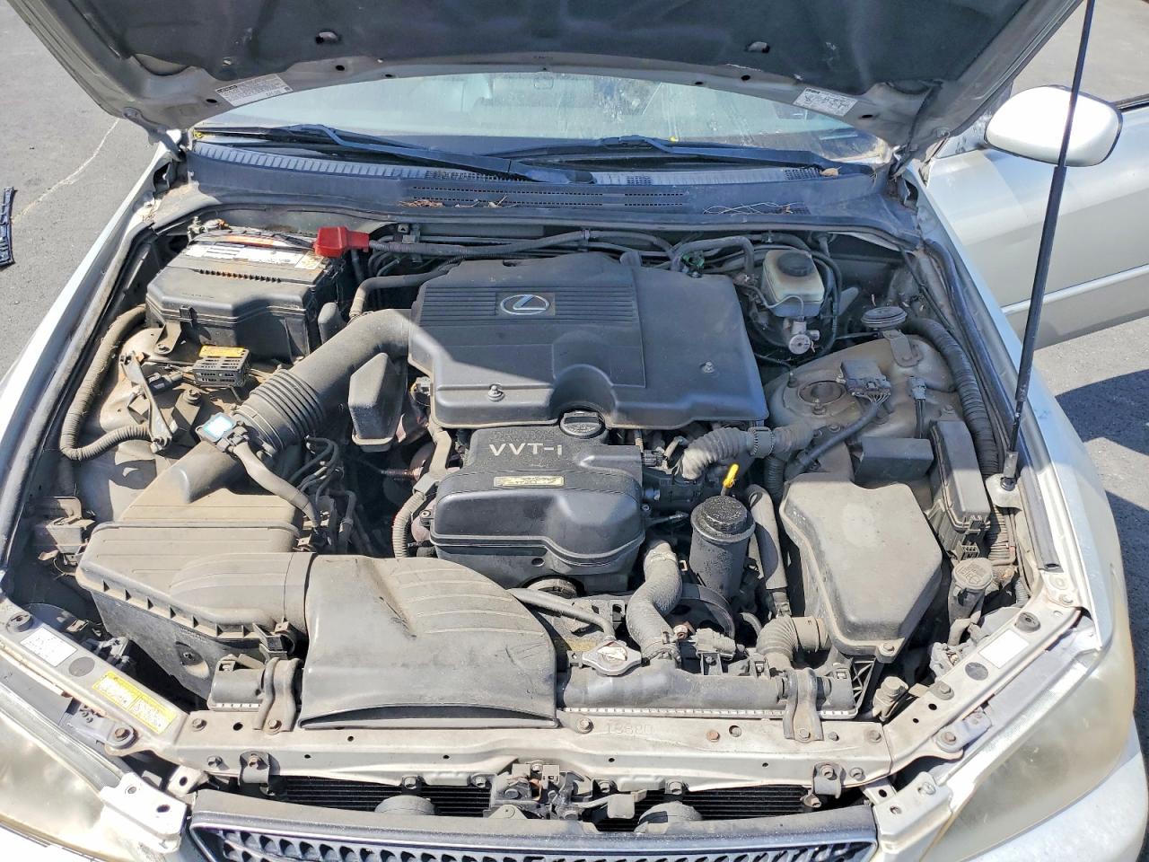 2004 Lexus Is 300 Base Silver vin: JTHBD192X40090544