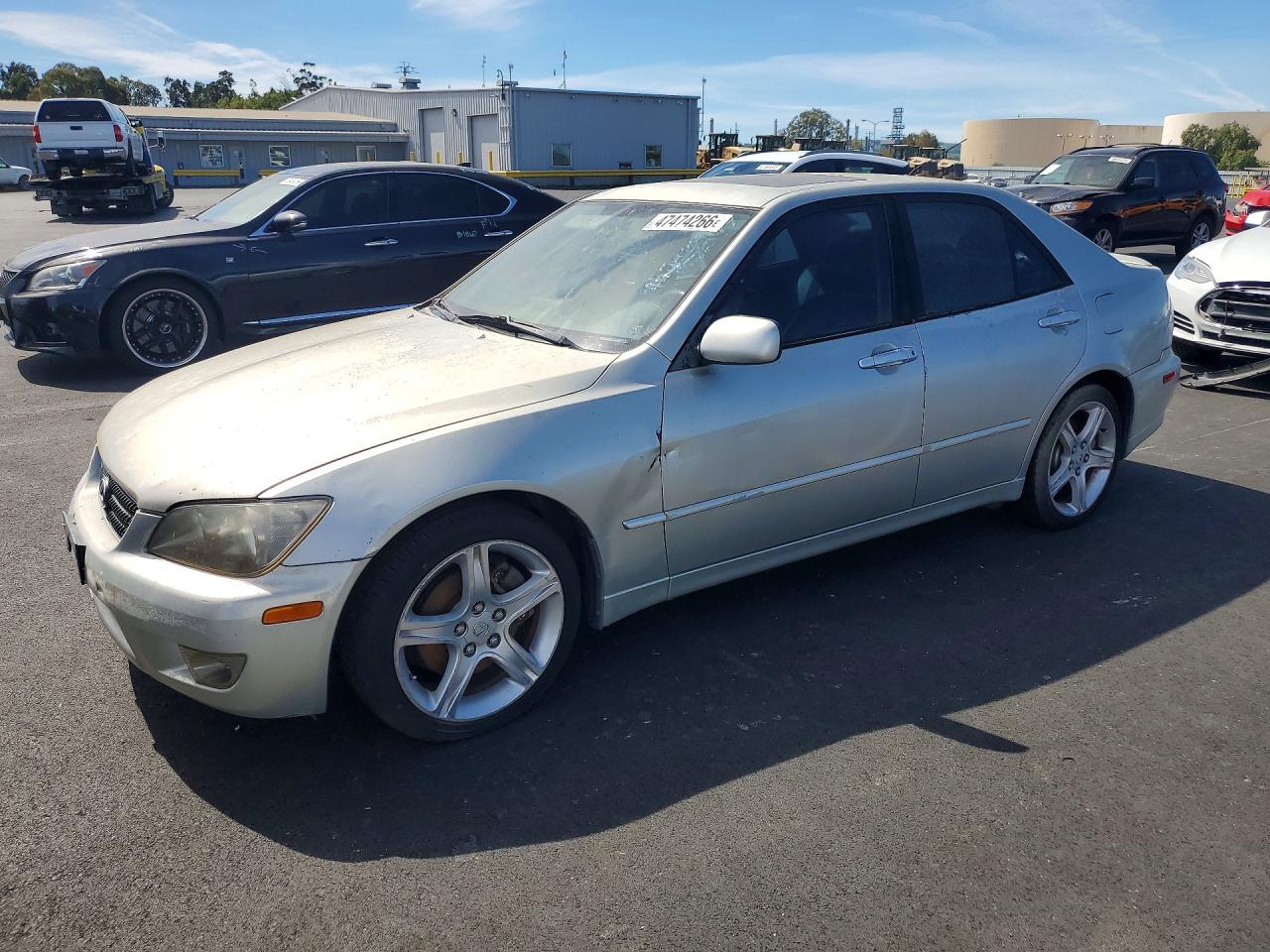 2004 Lexus Is 300 Base Silver vin: JTHBD192X40090544