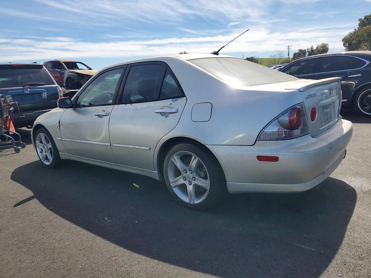 2004 Lexus Is 300 Base Silver vin: JTHBD192X40090544