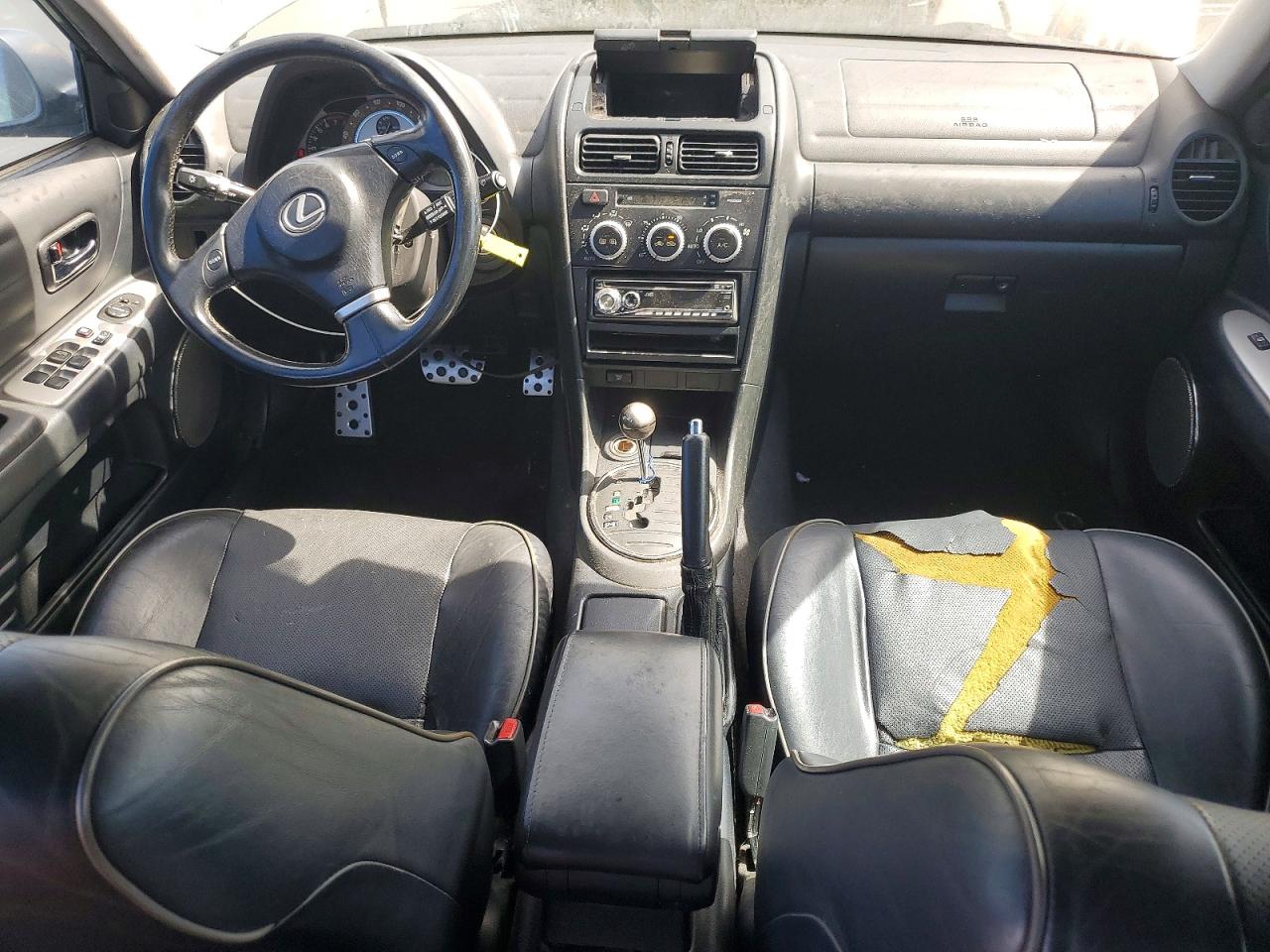 2004 Lexus Is 300 Base Silver vin: JTHBD192X40090544