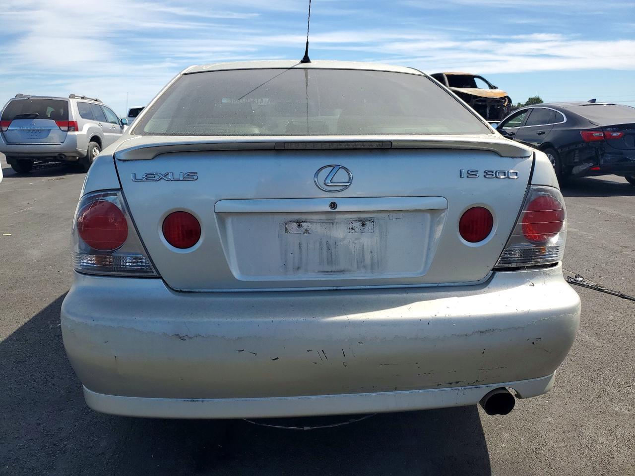 2004 Lexus Is 300 Base Silver vin: JTHBD192X40090544