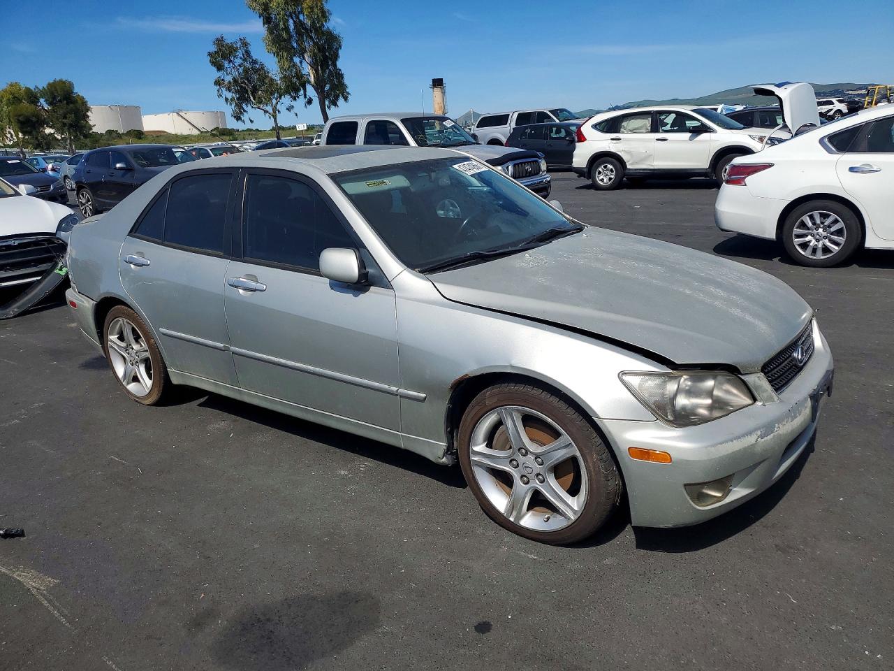 2004 Lexus Is 300 Base Silver vin: JTHBD192X40090544
