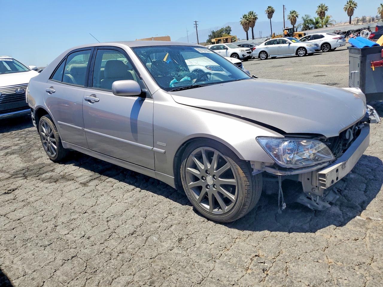 2004 Lexus Is 300 Silver vin: JTHBD192X40093492
