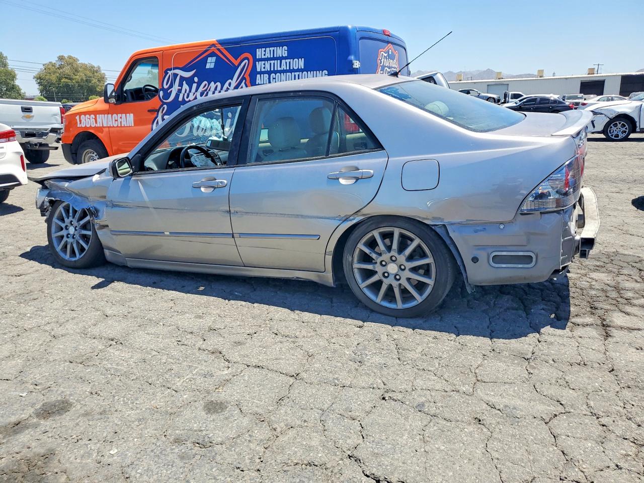 2004 Lexus Is 300 Silver vin: JTHBD192X40093492