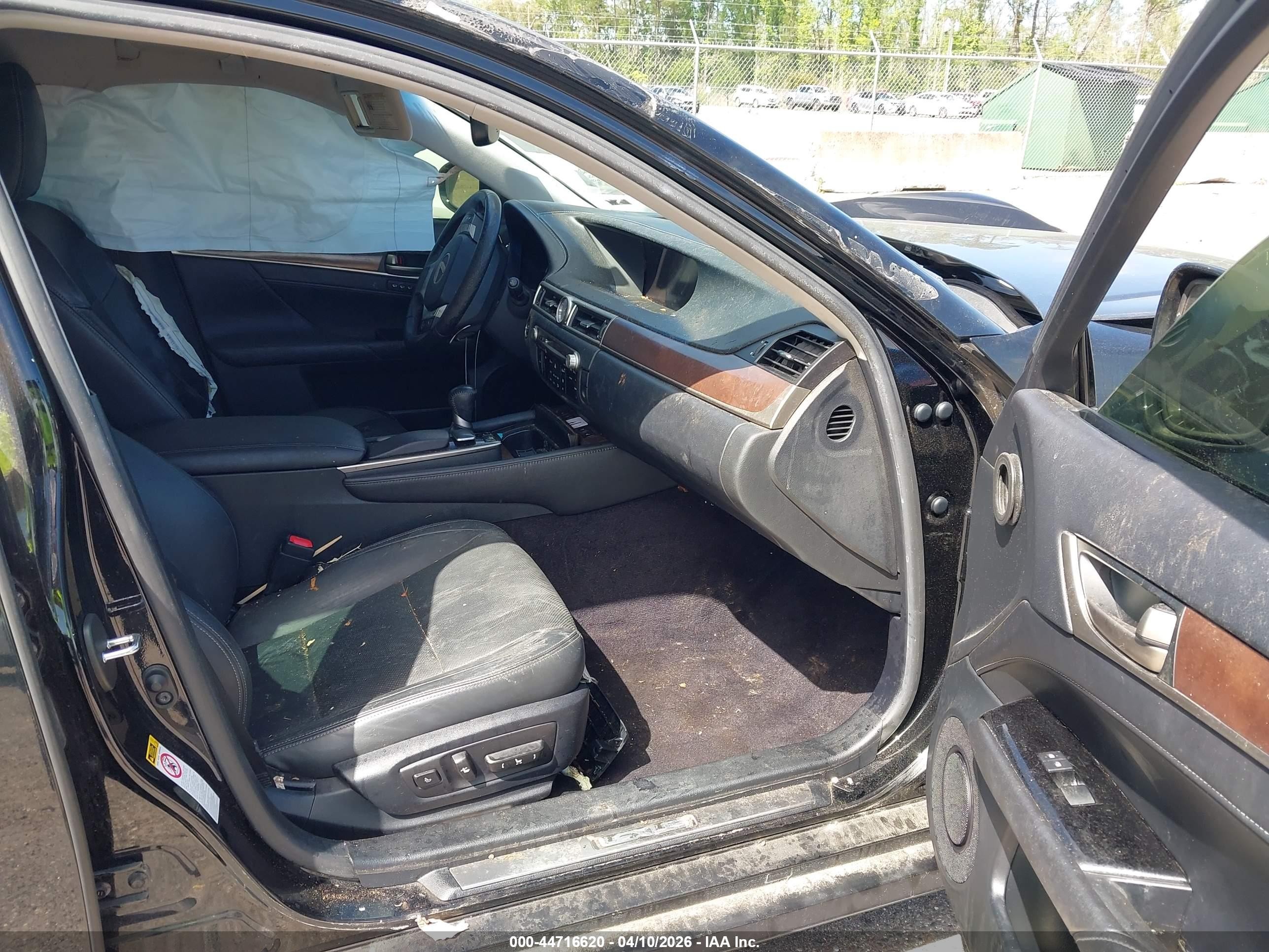 2013 Lexus Gs 350   Black vin: JTHBE1BL0D5003690