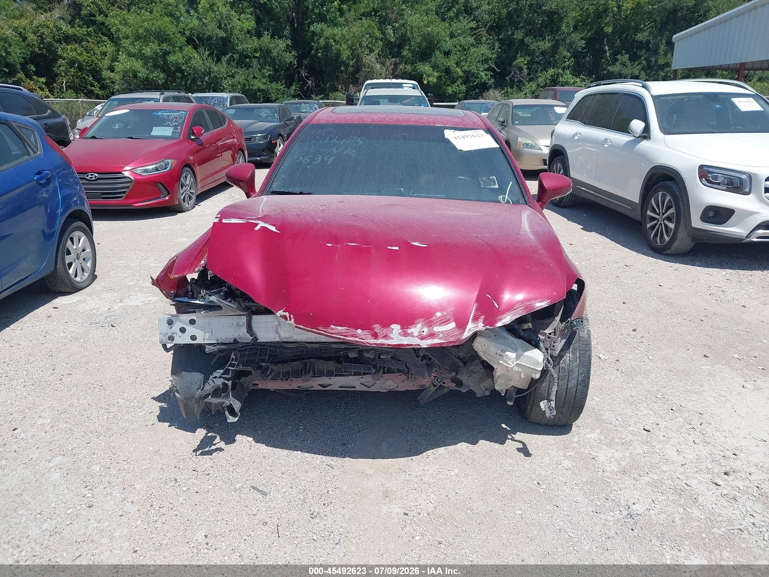 2013 Lexus Gs 350   Red vin: JTHBE1BL0D5005634
