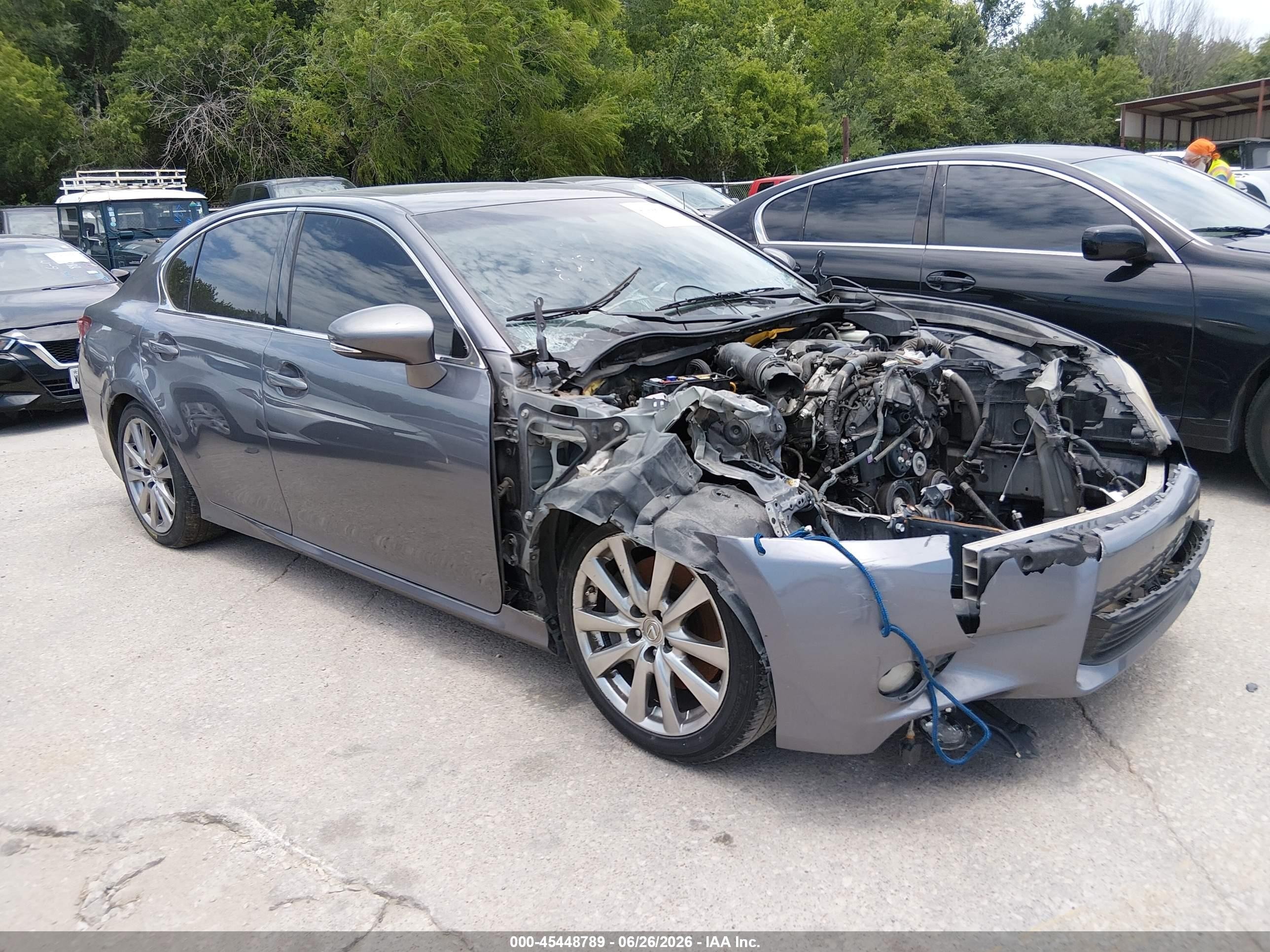 2013 Lexus Gs 350   Blue vin: JTHBE1BL0D5006881