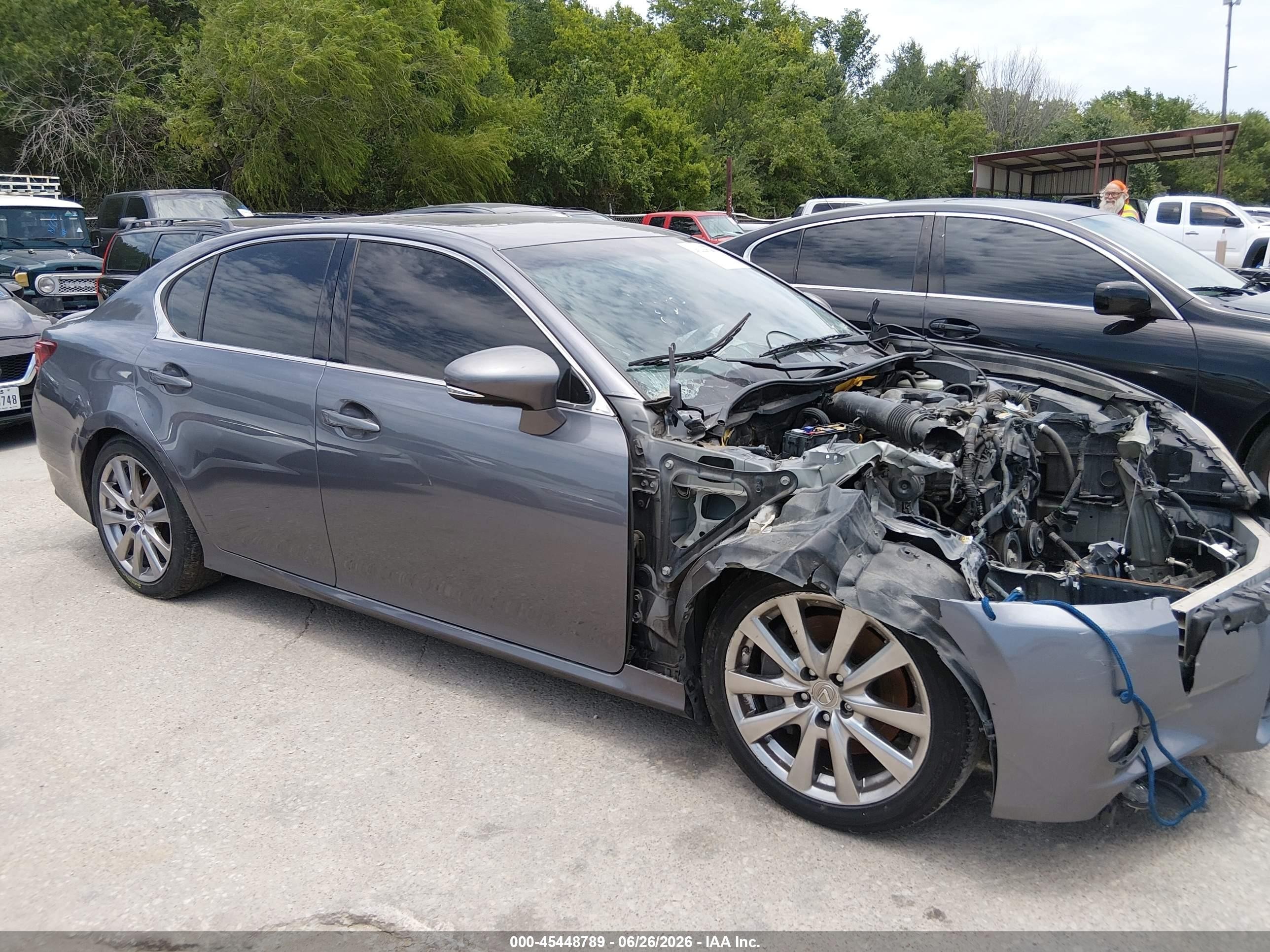 2013 Lexus Gs 350   Blue vin: JTHBE1BL0D5006881