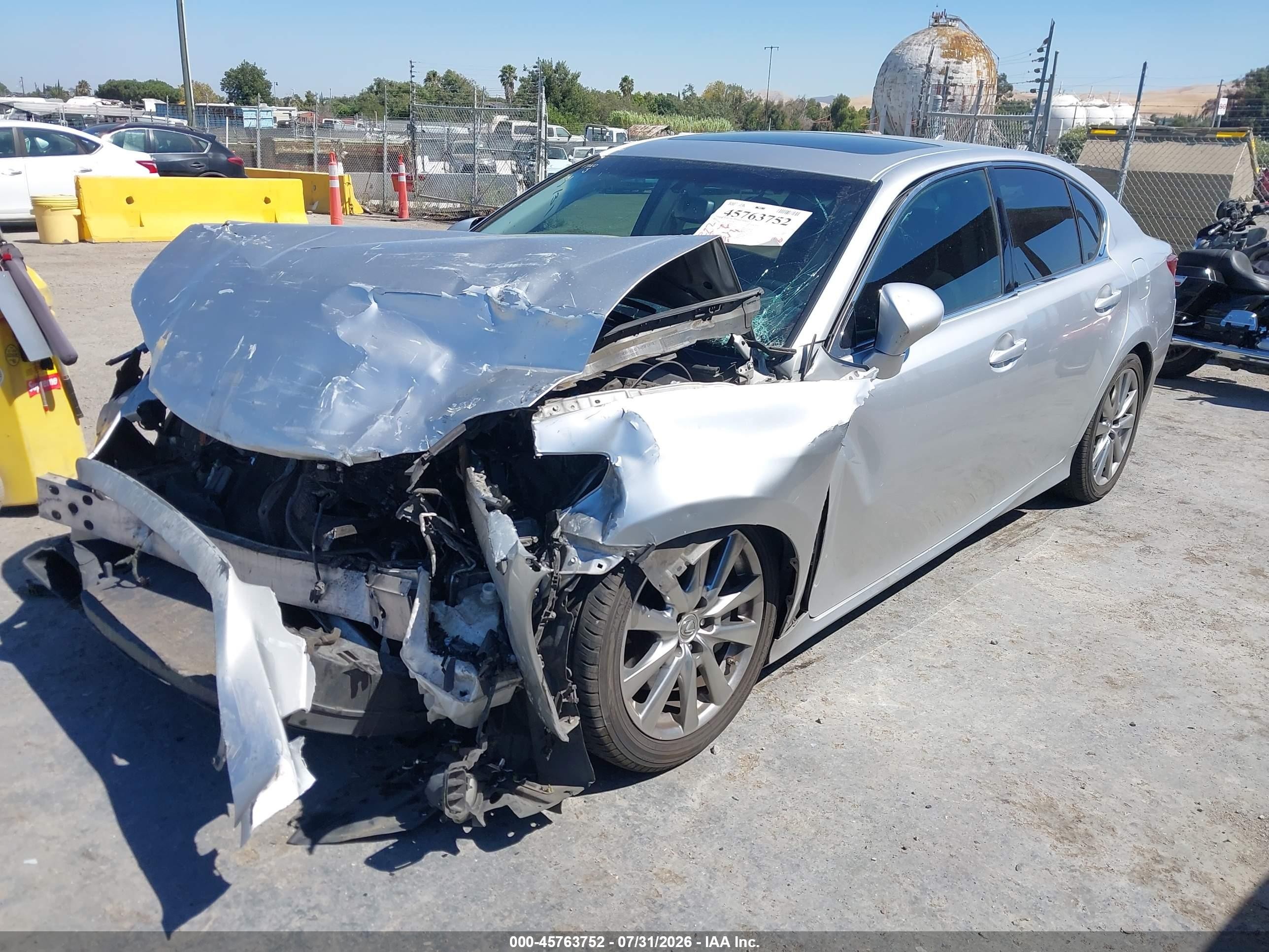 2013 Lexus Gs 350   Серый vin: JTHBE1BL0D5008145