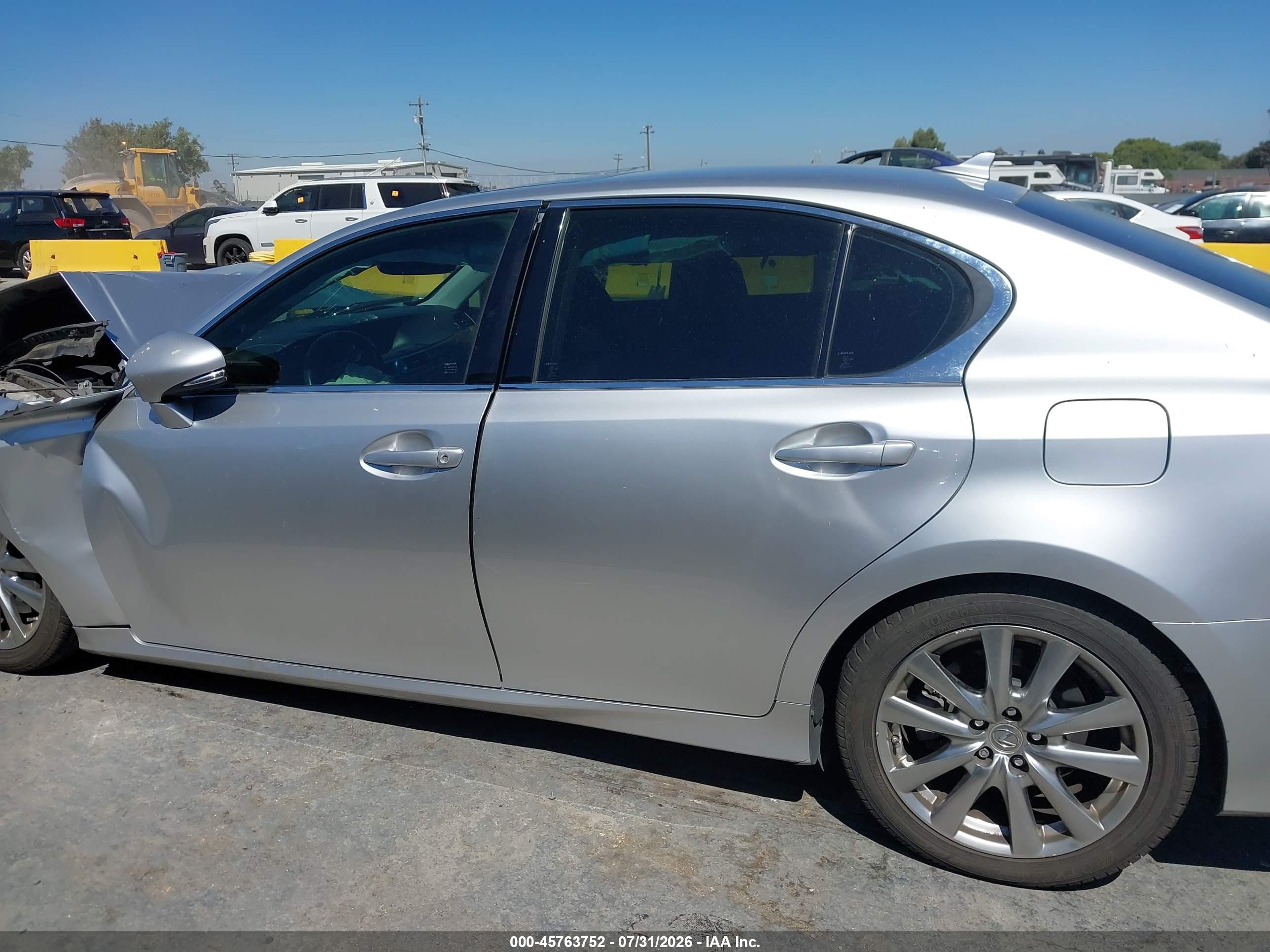 2013 Lexus Gs 350   Серый vin: JTHBE1BL0D5008145
