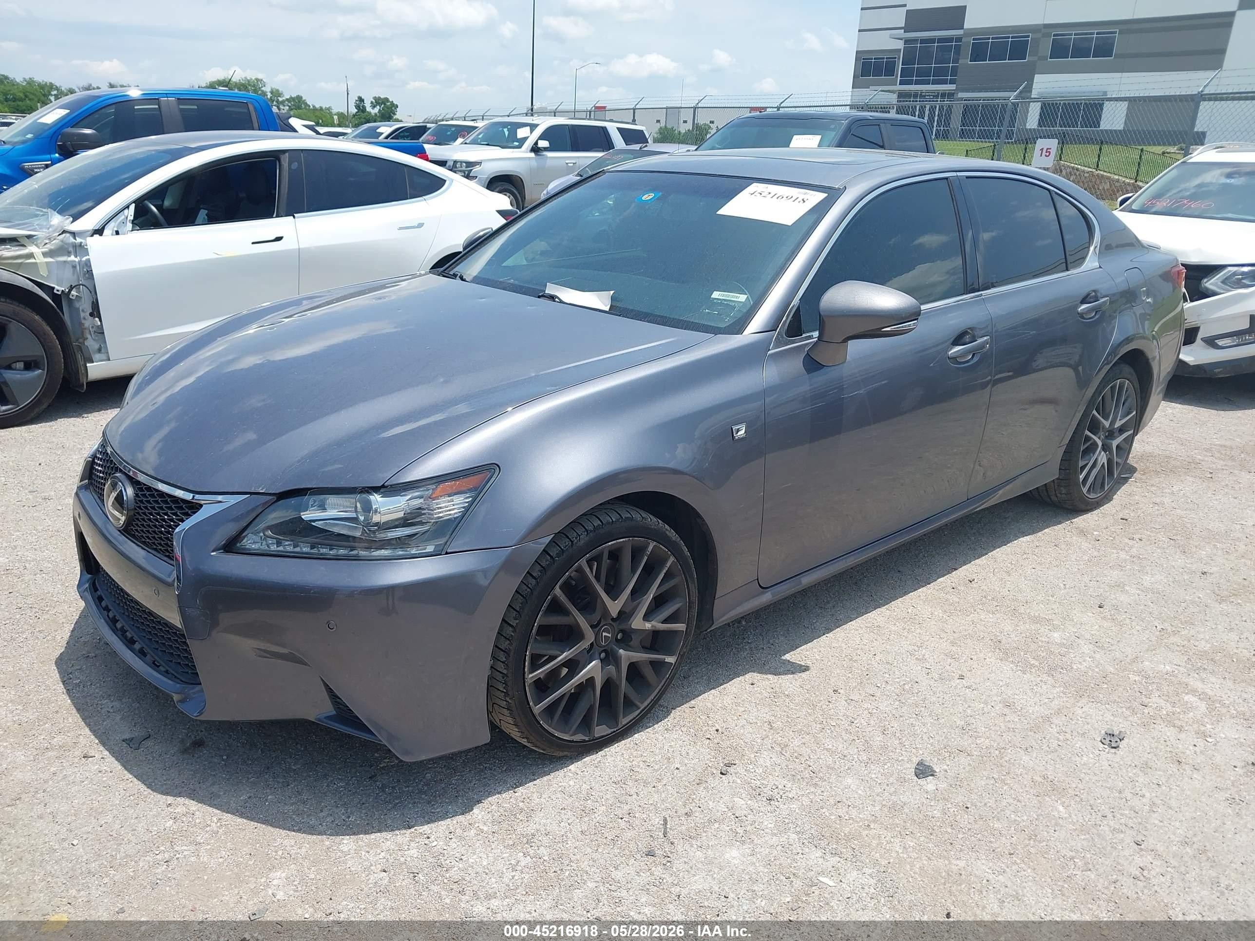 2013 Lexus Gs 350 Серый vin: JTHBE1BL0D5012924