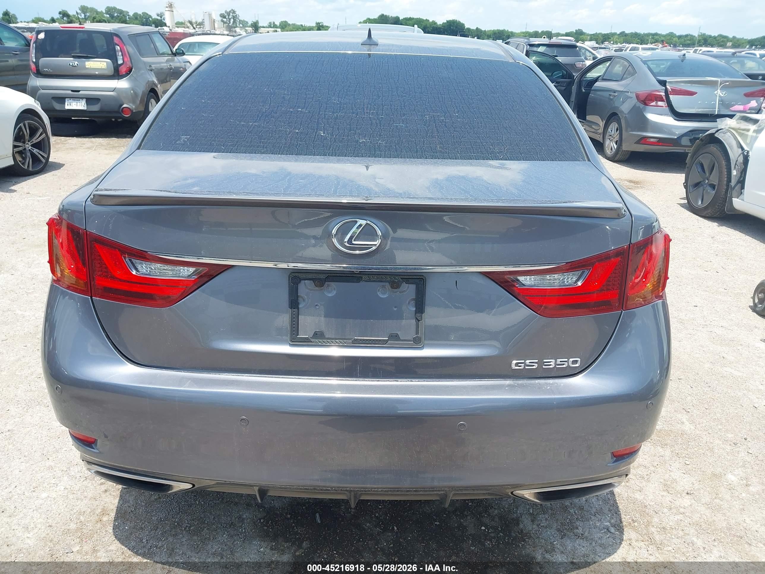 2013 Lexus Gs 350 Серый vin: JTHBE1BL0D5012924
