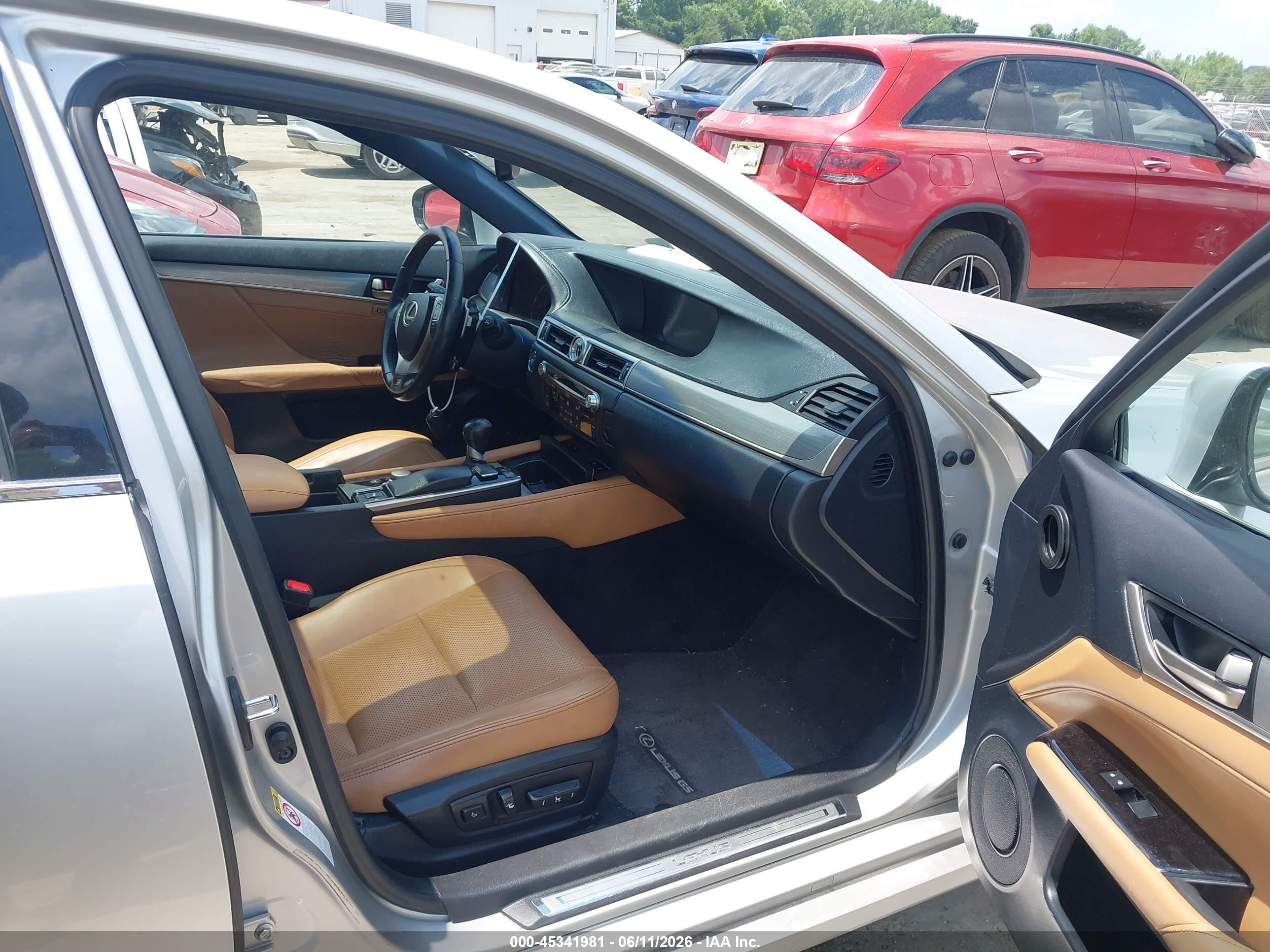 2013 Lexus Gs 350   Silver vin: JTHBE1BL0D5016133