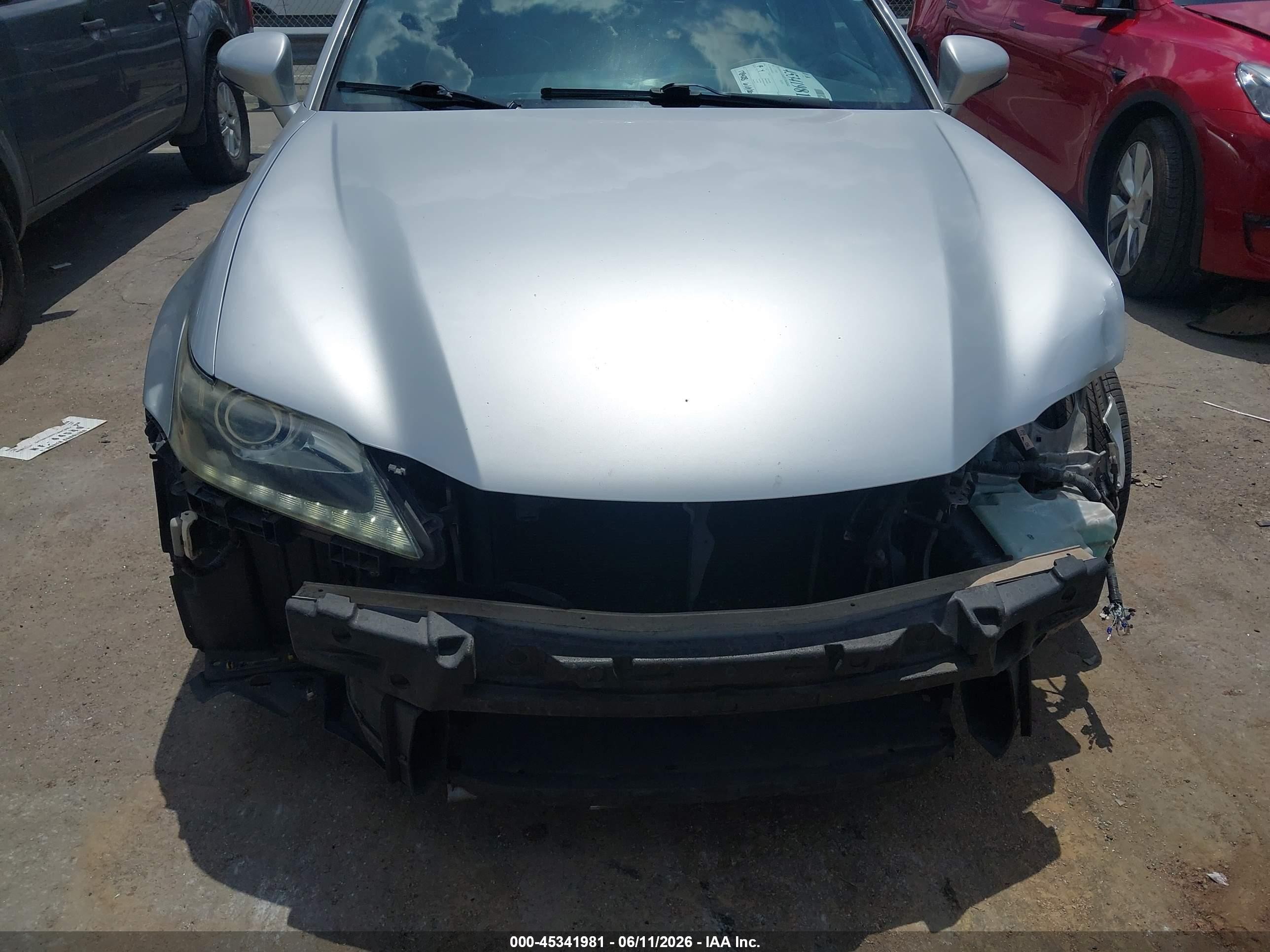 2013 Lexus Gs 350   Silver vin: JTHBE1BL0D5016133