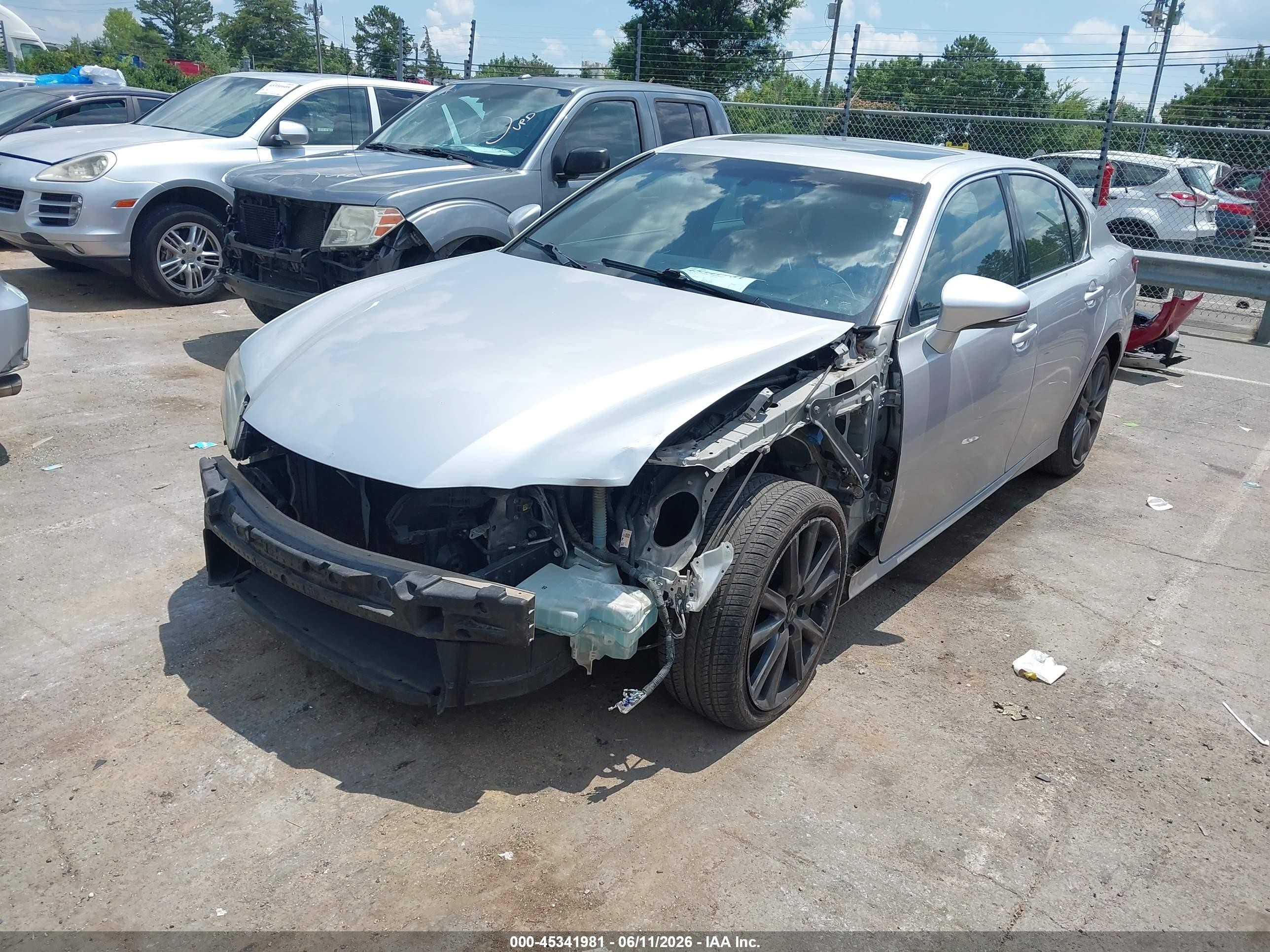 2013 Lexus Gs 350   Silver vin: JTHBE1BL0D5016133