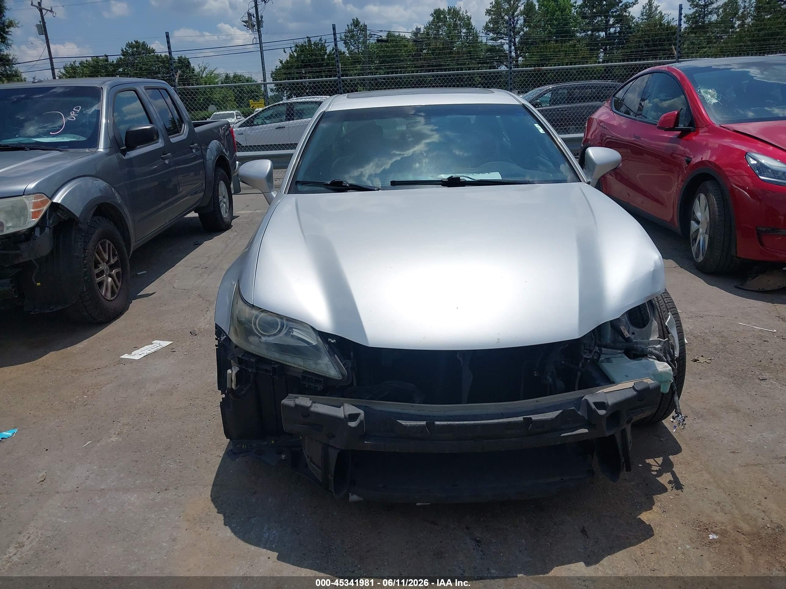 2013 Lexus Gs 350   Silver vin: JTHBE1BL0D5016133