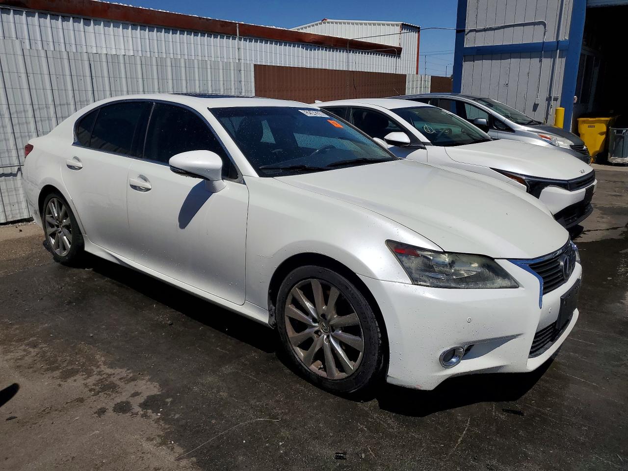 2013 Lexus Gs 350 White vin: JTHBE1BL0D5018089