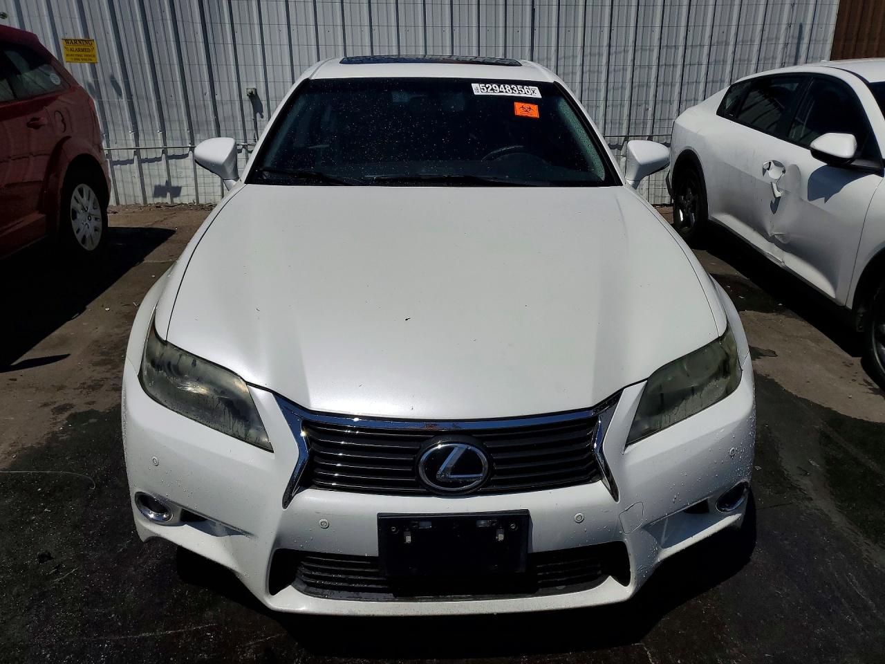 2013 Lexus Gs 350 White vin: JTHBE1BL0D5018089
