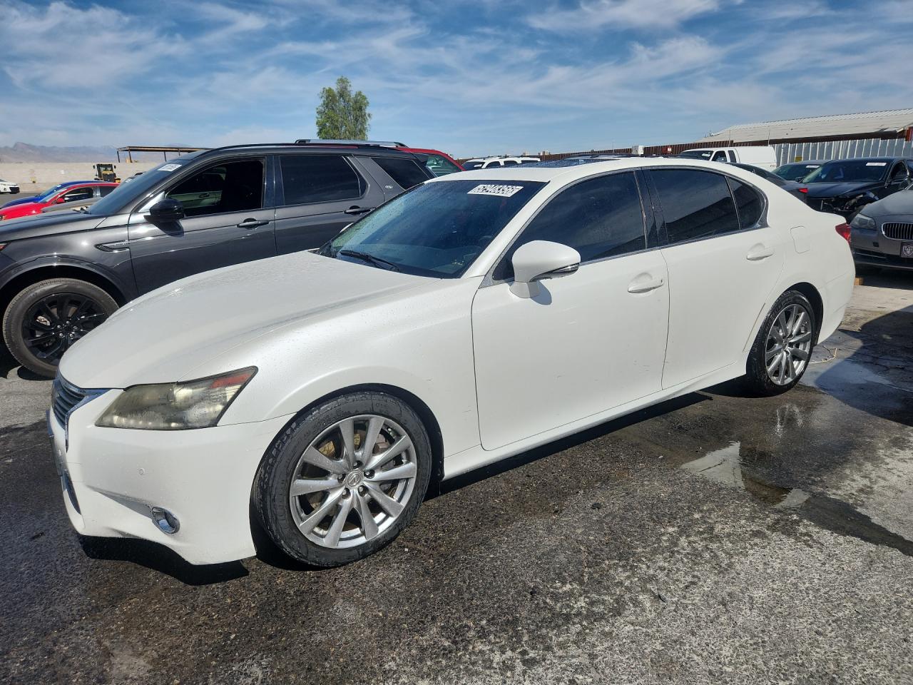 2013 Lexus Gs 350 White vin: JTHBE1BL0D5018089 Damage: Left Front Tire, Worn, Replacement Required