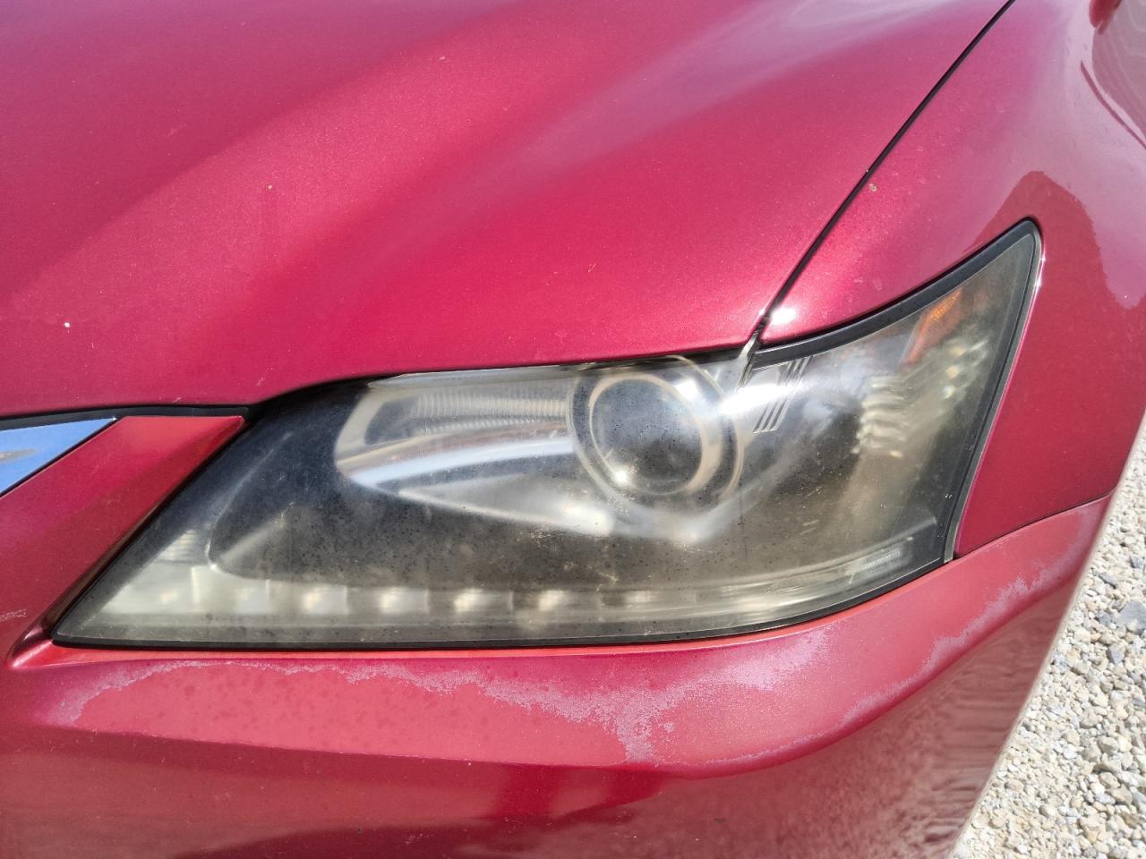 2013 Lexus Gs 350 Бордовый vin: JTHBE1BL0D5022532 Damage: Left Head Lamp, Faded, Repair Required