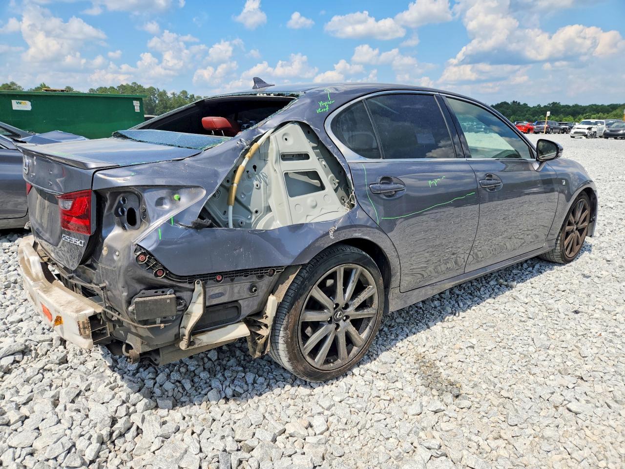 2013 Lexus Gs 350 Серый vin: JTHBE1BL0D5024846