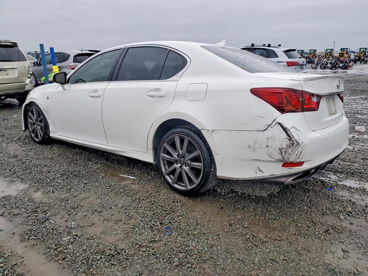 2013 Lexus Gs 350 White vin: JTHBE1BL0D5025740