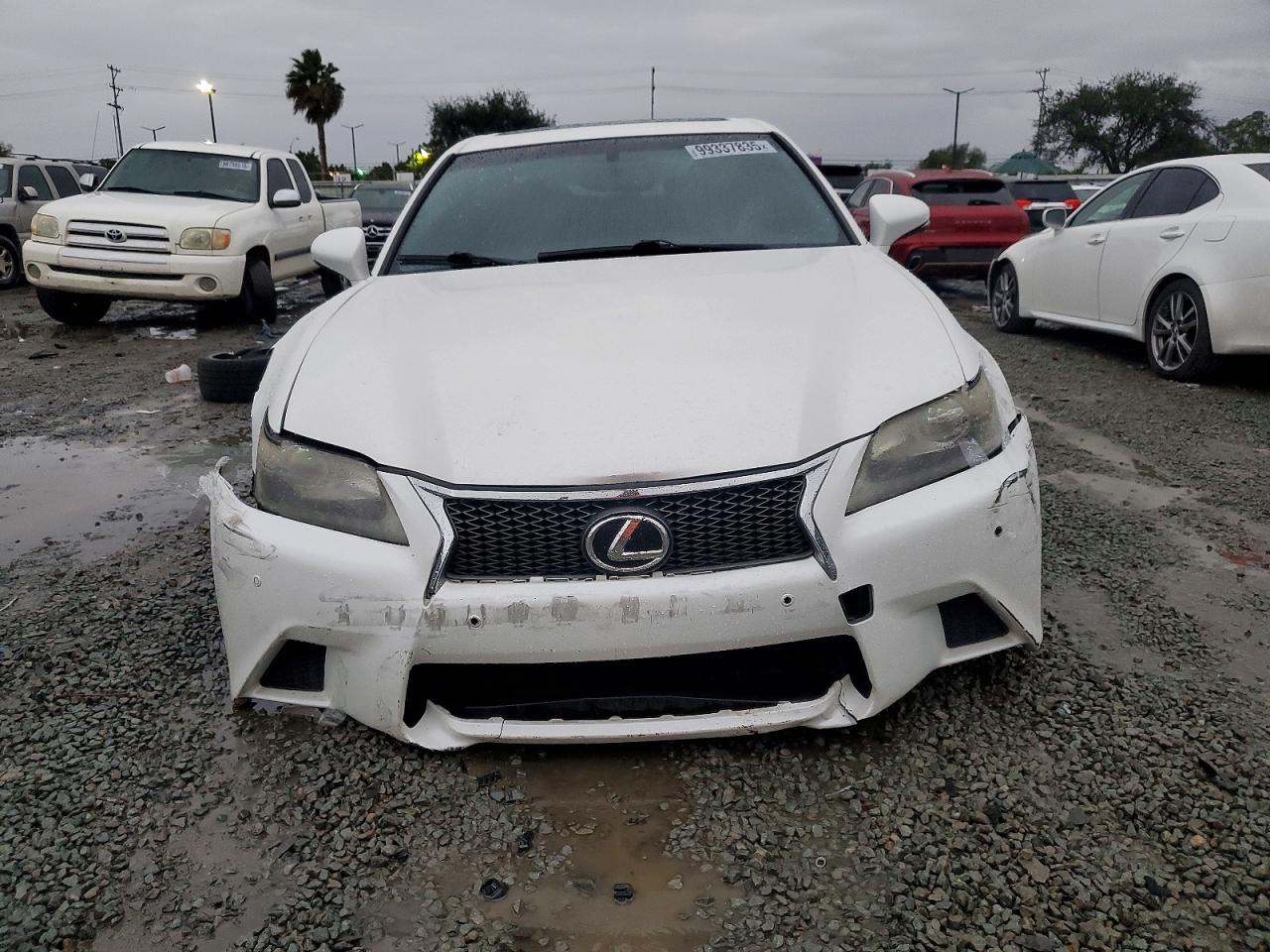 2013 Lexus Gs 350 White vin: JTHBE1BL0D5025740