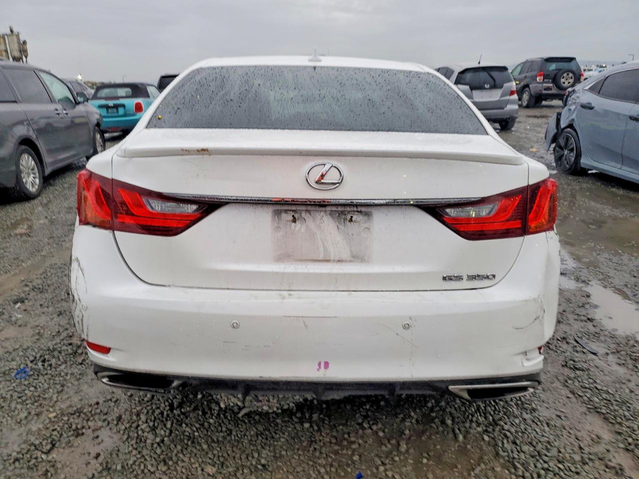 2013 Lexus Gs 350 White vin: JTHBE1BL0D5025740