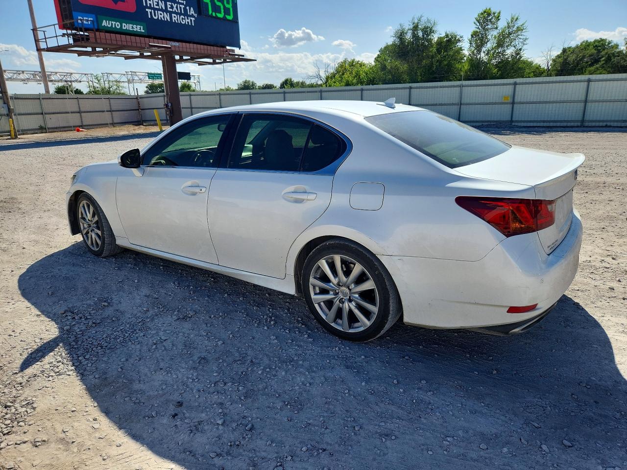 2013 Lexus Gs 350 White vin: JTHBE1BL0D5025754