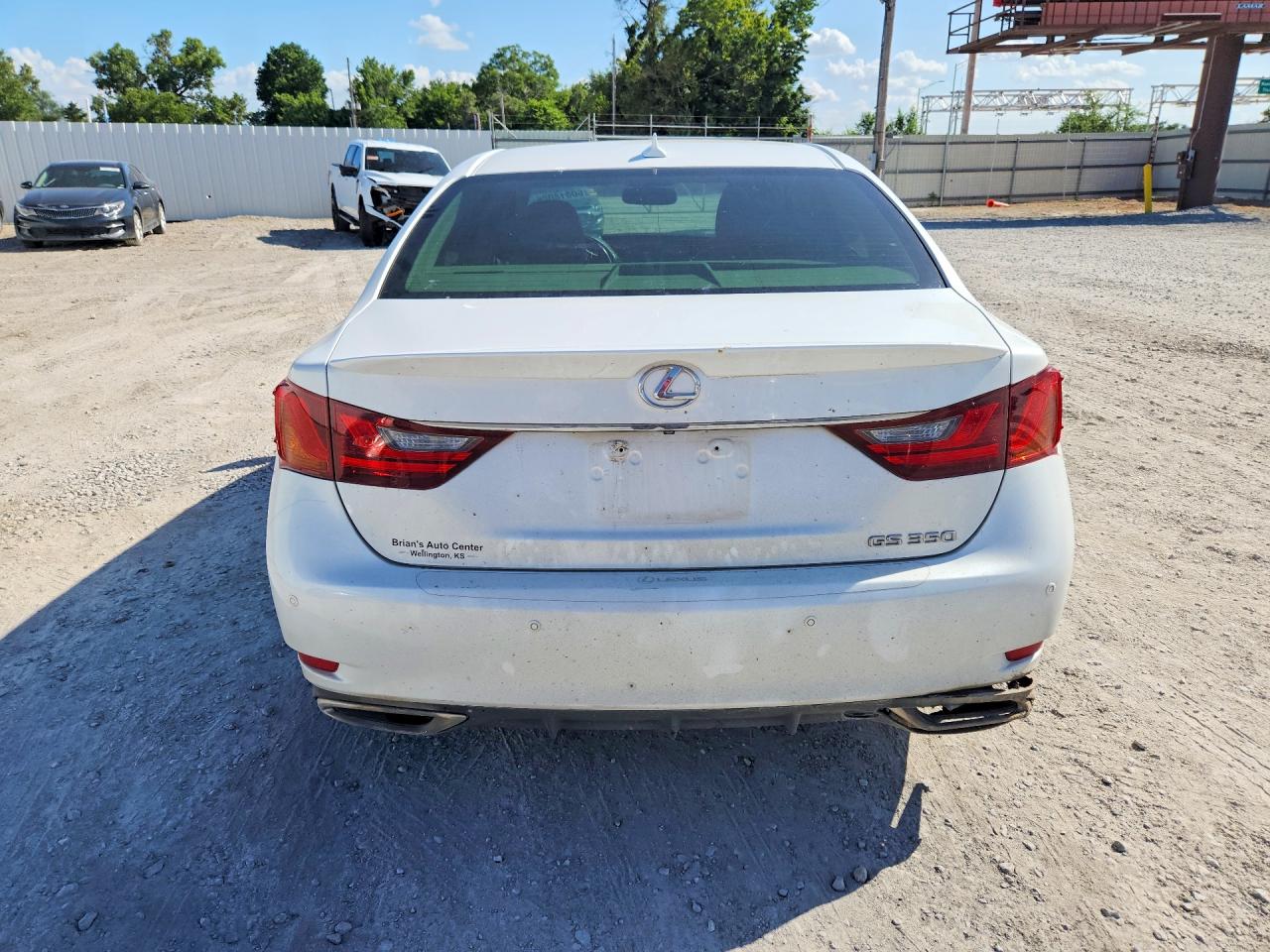 2013 Lexus Gs 350 White vin: JTHBE1BL0D5025754